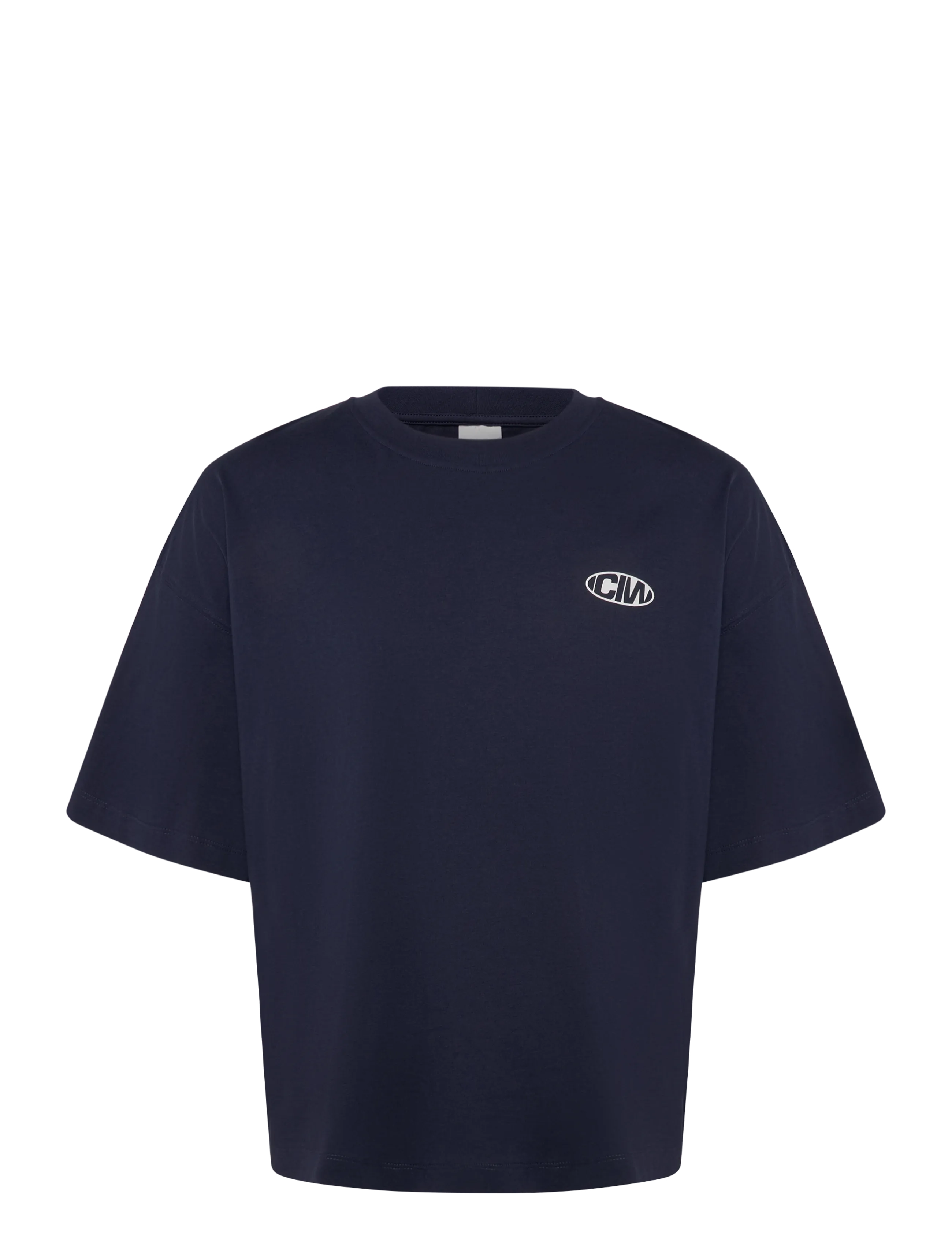 ICANIWILL Everyday Boxy Tee Print M - Överdelar - MIDNIGHT BLUE / navy