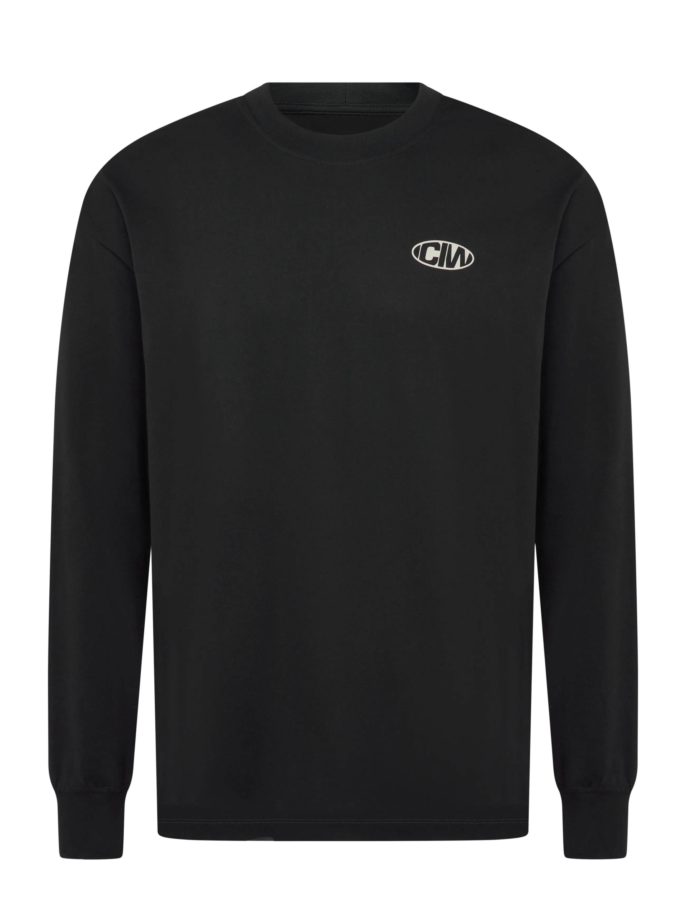 ICANIWILL Everyday Long Sleeve Print M - Langarmshirts - BLACK / black