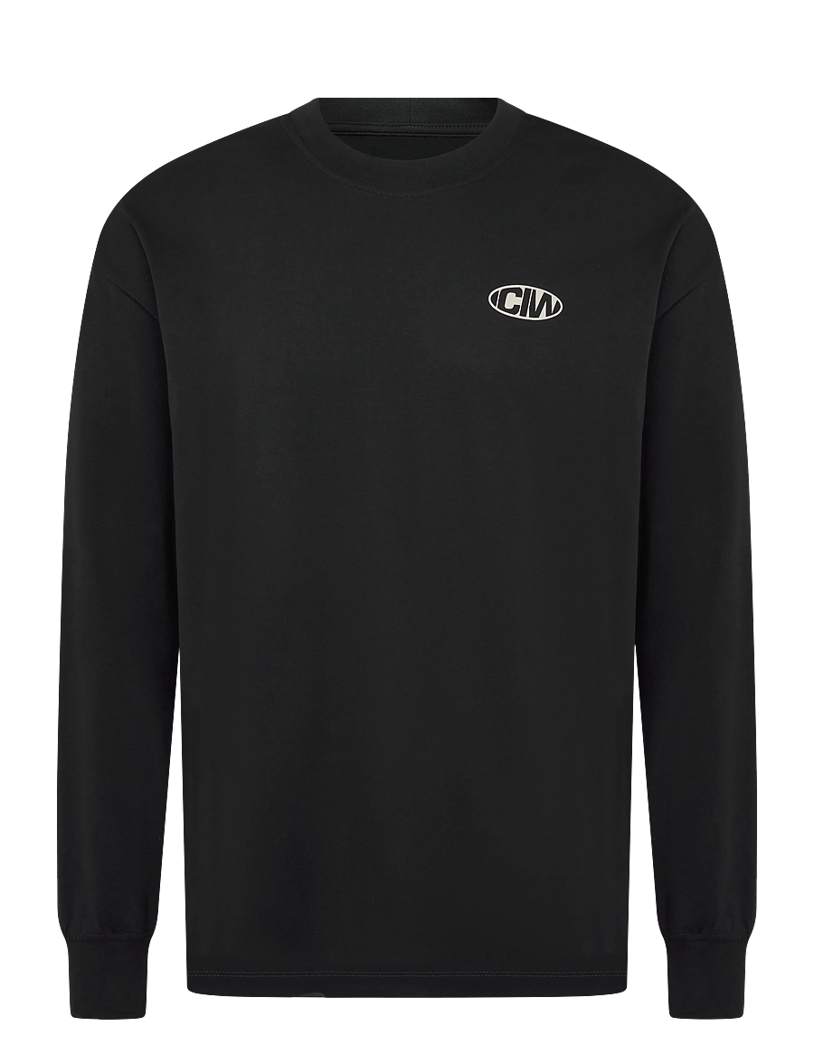 ICANIWILL - Everyday Long Sleeve Print M - langarmshirts - black - 1