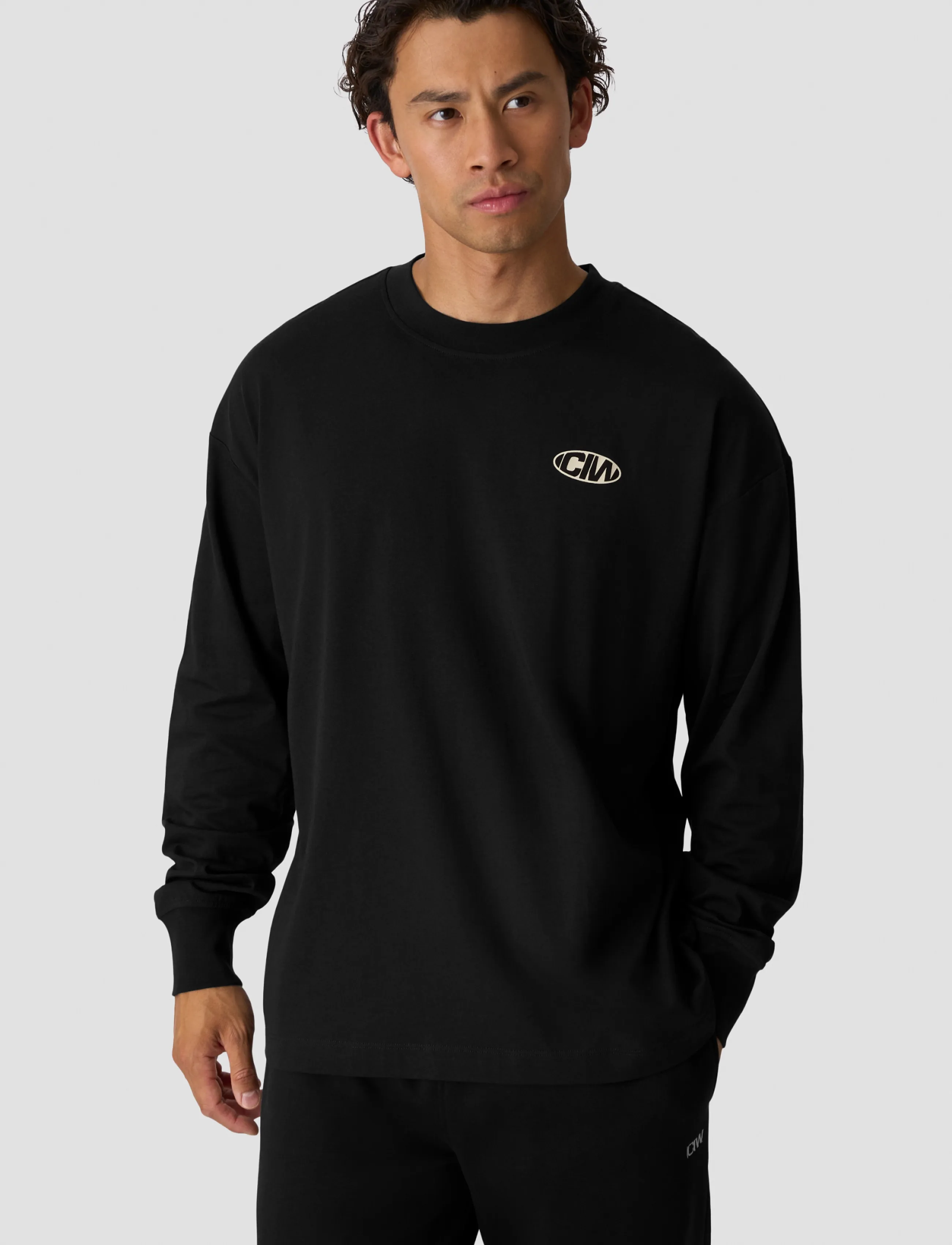 ICANIWILL - Everyday Long Sleeve Print M - langarmshirts - black - 0