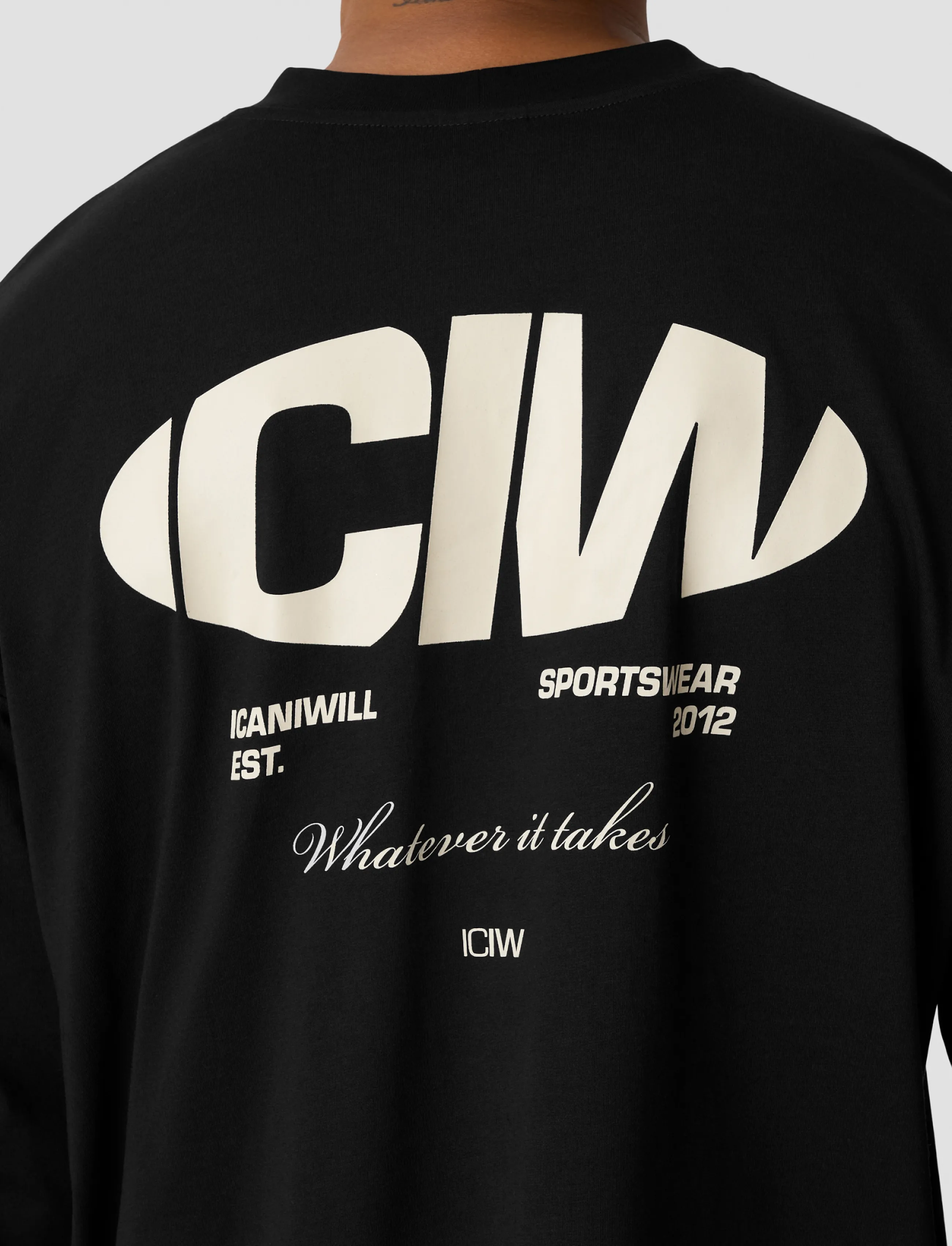 ICANIWILL - Everyday Long Sleeve Print M - langarmshirts - black - 4
