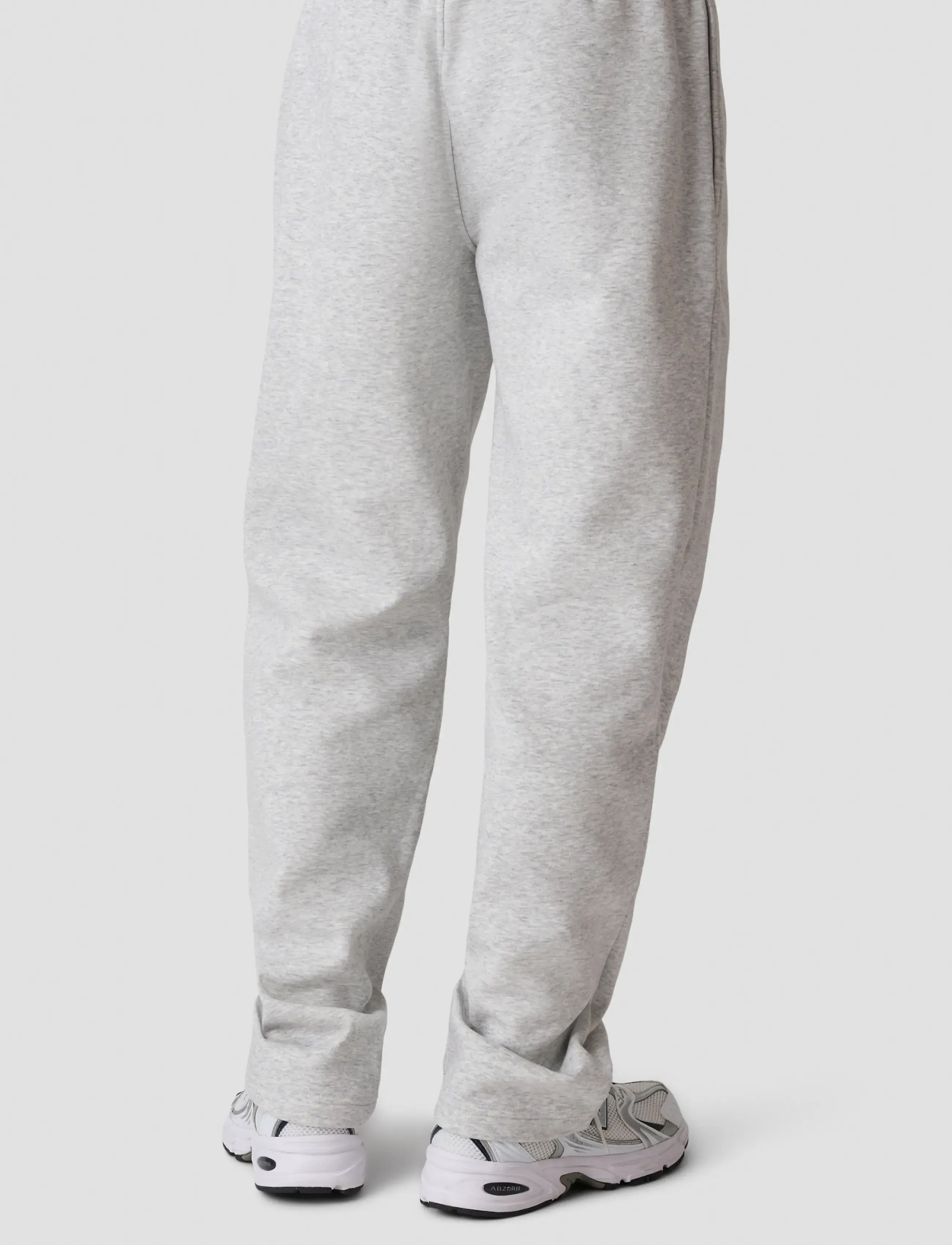 ICANIWILL - Everyday Straight Pants Terry Print M - light grey melange - 3