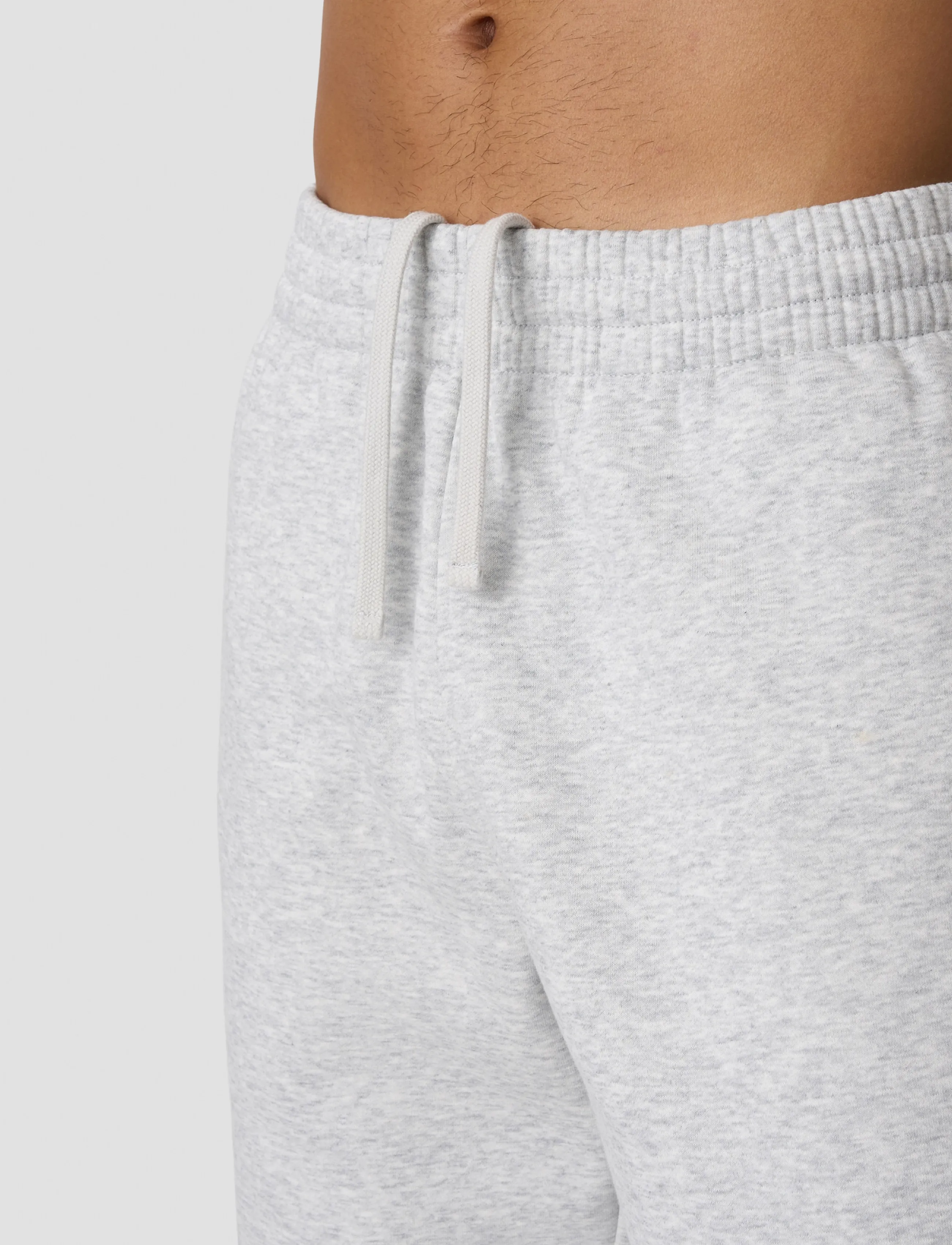 ICANIWILL - Everyday Straight Pants Terry Print M - light grey melange - 5