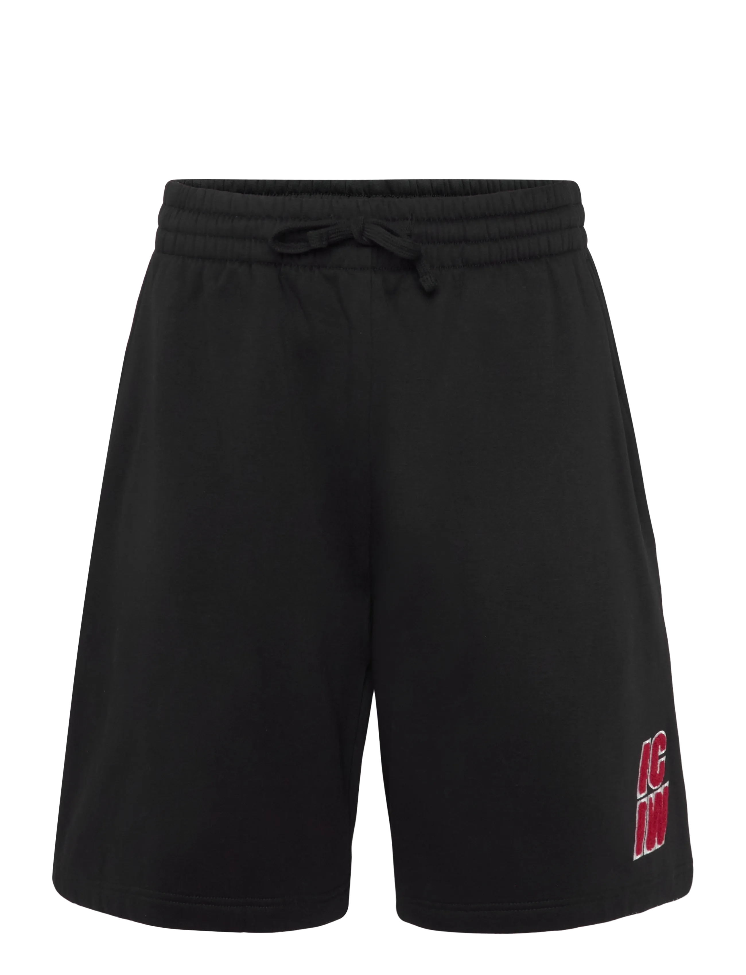 ICANIWILL Everyday Relaxed Sweatshorts Terry Print M - Lühikesed dressipüksid - BLACK / black