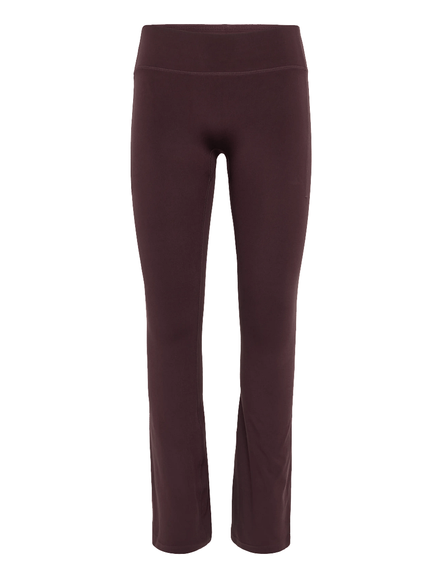 ICANIWILL - Luxe Mid Rise Flare Tights W - full längd - espresso - 1
