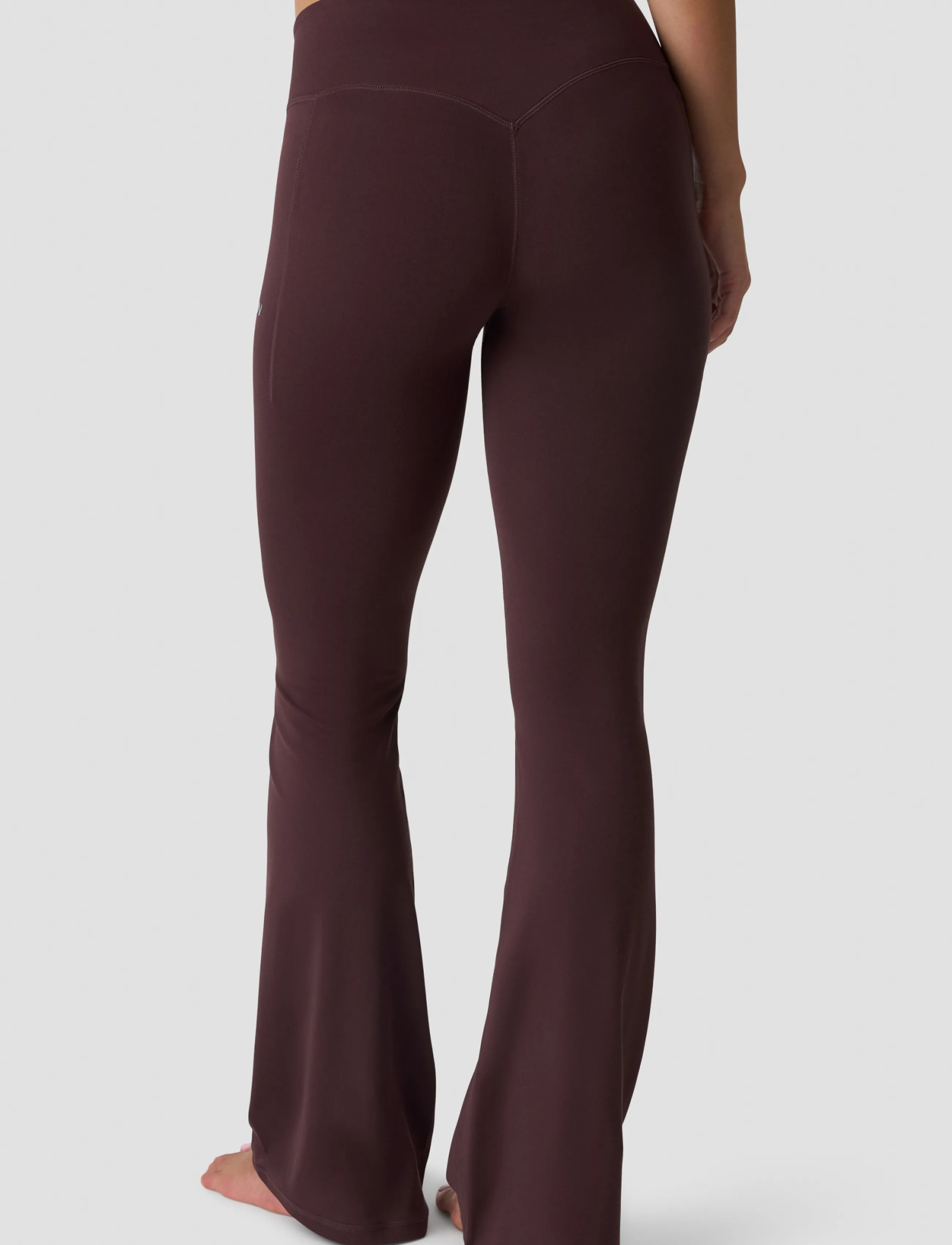 ICANIWILL - Luxe Mid Rise Flare Tights W - espresso - 4