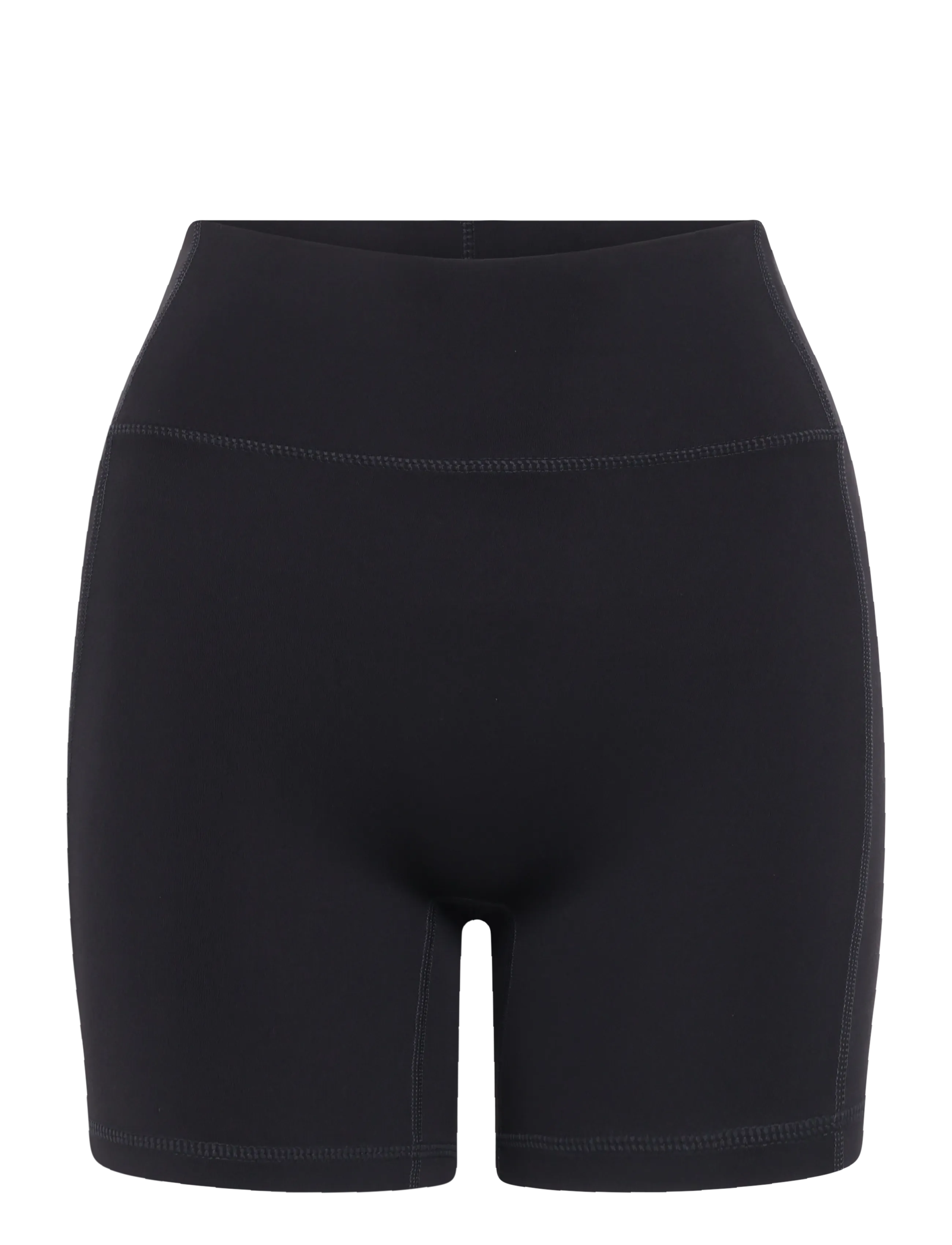 ICANIWILL Luxe High Waist Midi Shorts W - Püksid - BLACK / black