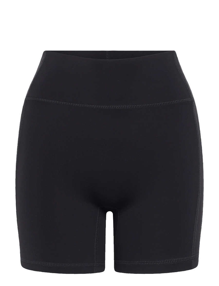 ICANIWILL - Luxe High Waist Midi Shorts W - lühikesed treeningpüksid - black - 1