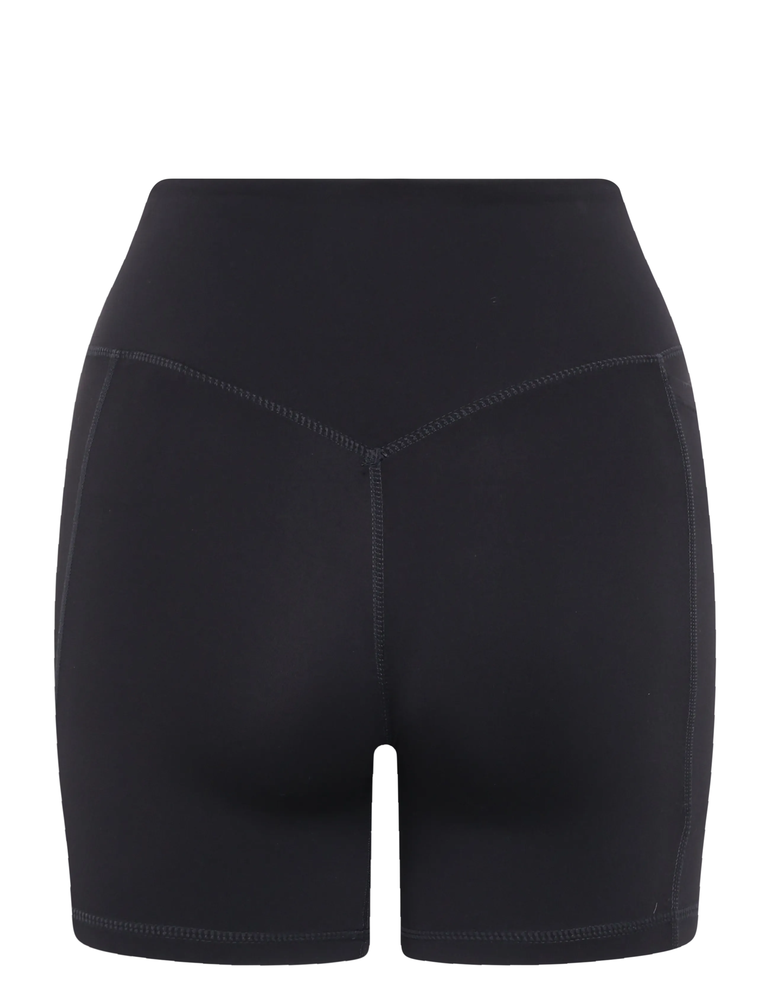 ICANIWILL - Luxe High Waist Midi Shorts W - lühikesed treeningpüksid - black - 2