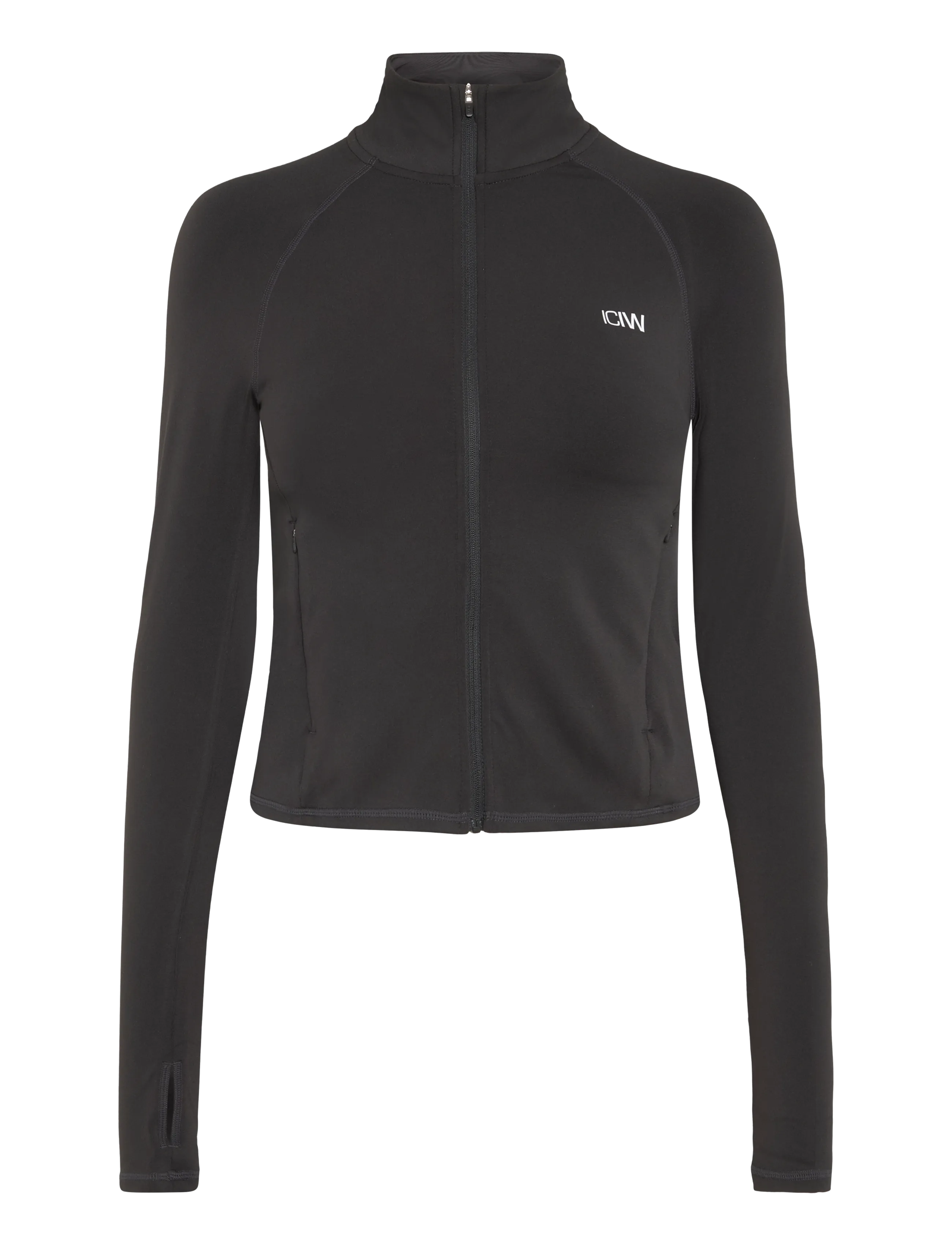 ICANIWILL Luxe Zip Jacket W - Kläder - BLACK / black