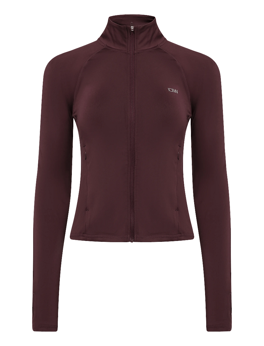 ICANIWILL - Luxe Zip Jacket W - casual jackor - espresso - 1