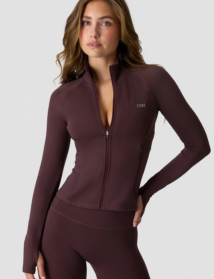 ICANIWILL - Luxe Zip Jacket W - casual jackor - espresso - 4