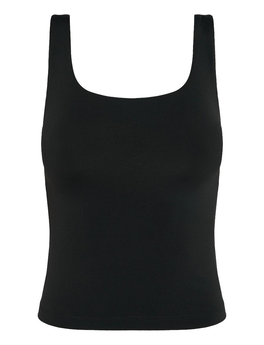 ICANIWILL - Luxe 2-in-1 Tank Top W - tanktops - black - 1