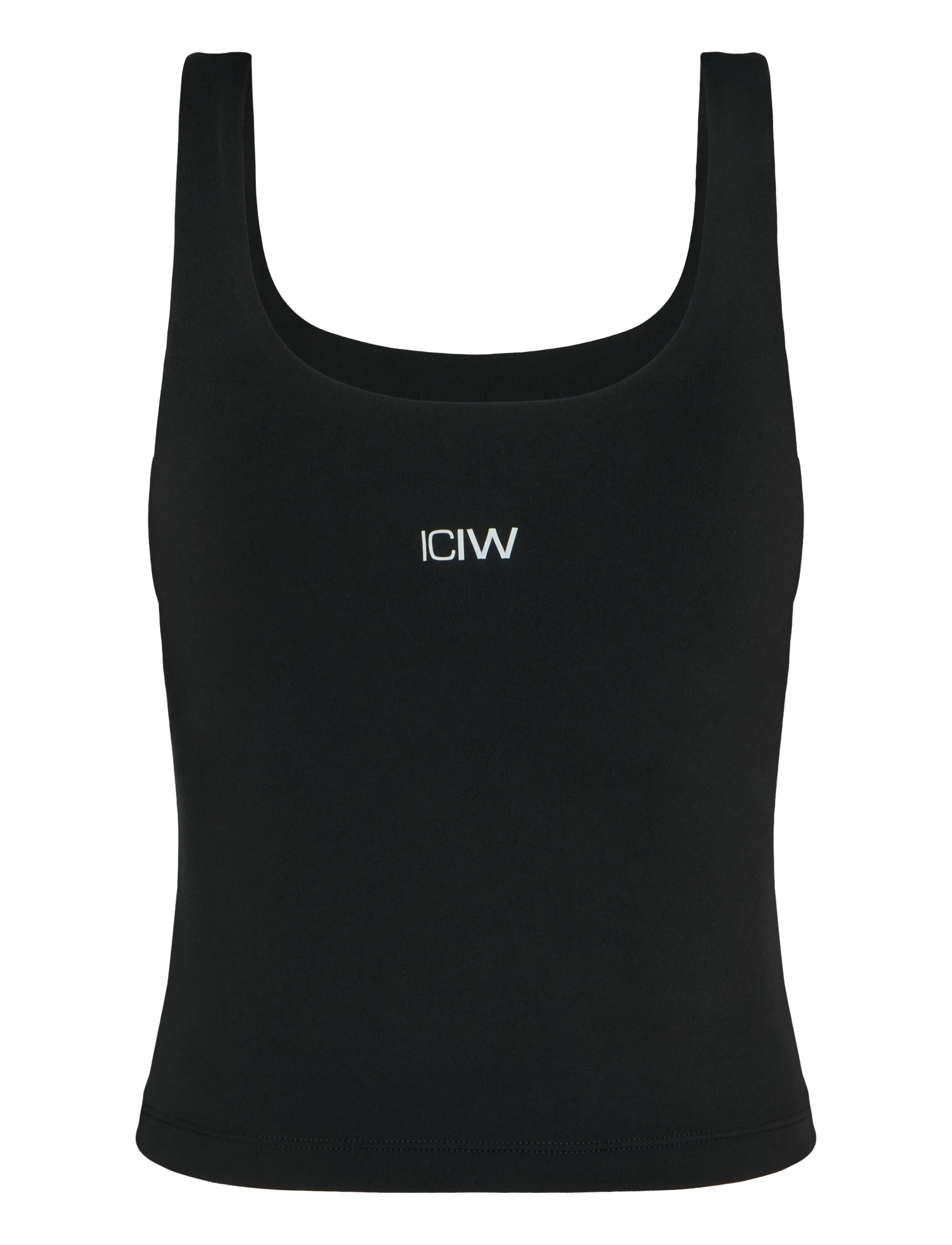 ICANIWILL - Luxe 2-in-1 Tank Top W - tanktops - black - 2