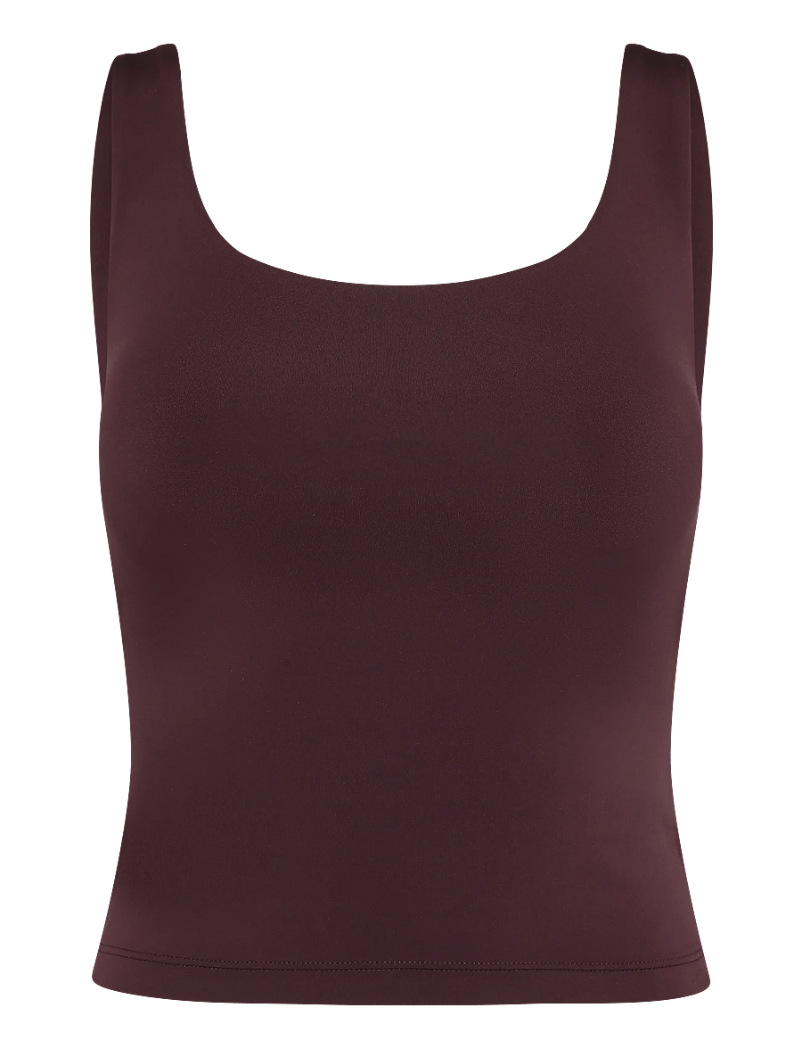 ICANIWILL - Luxe 2-in-1 Tank Top W - nabapluusid - espresso - 1