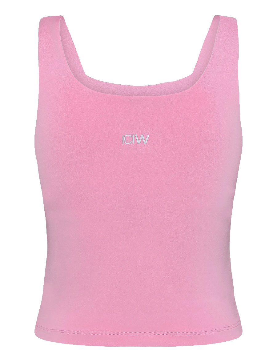 ICANIWILL - Luxe 2-in-1 Tank Top W - crop-tops - soft rose pink - 2