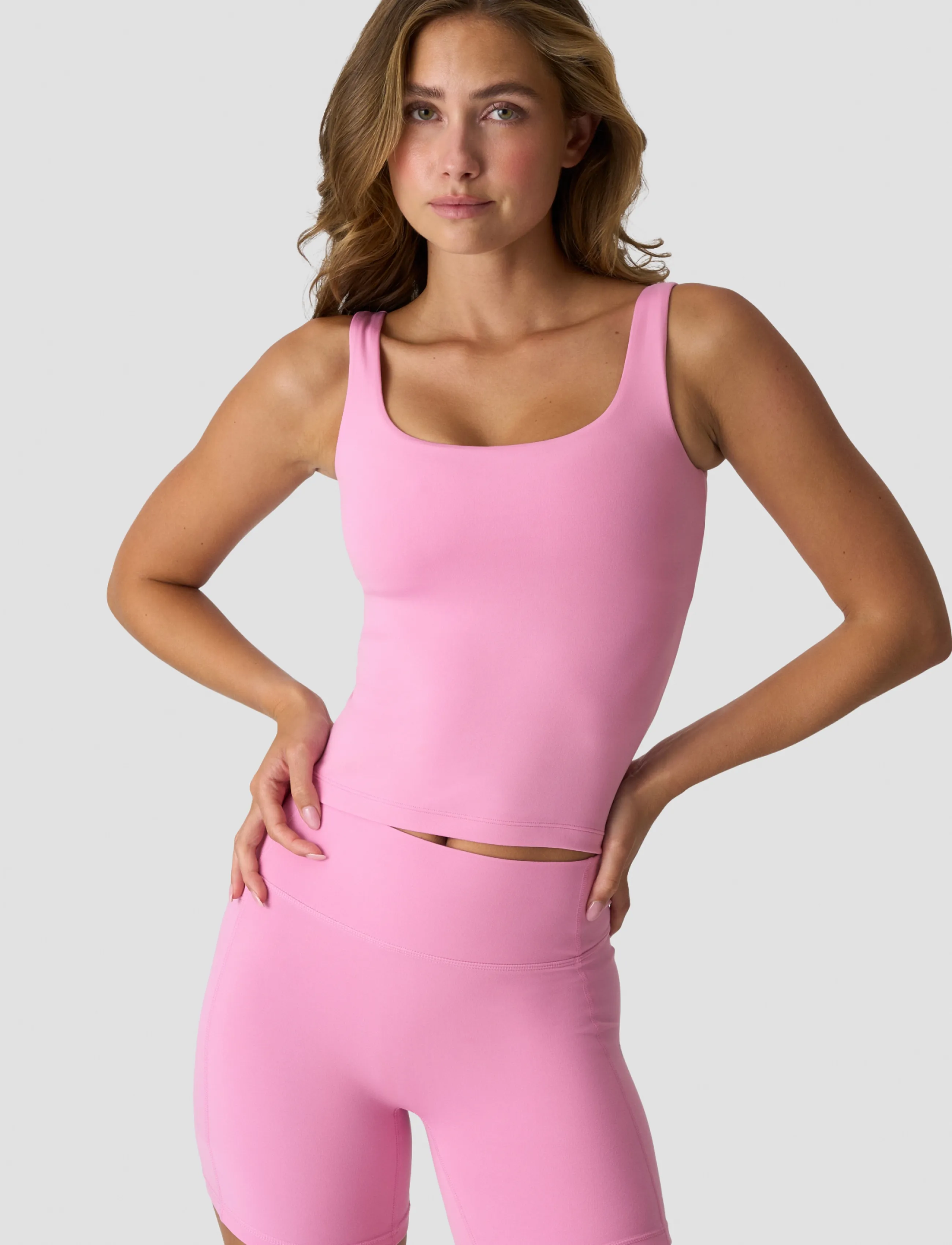 ICANIWILL - Luxe 2-in-1 Tank Top W - soft rose pink - 0