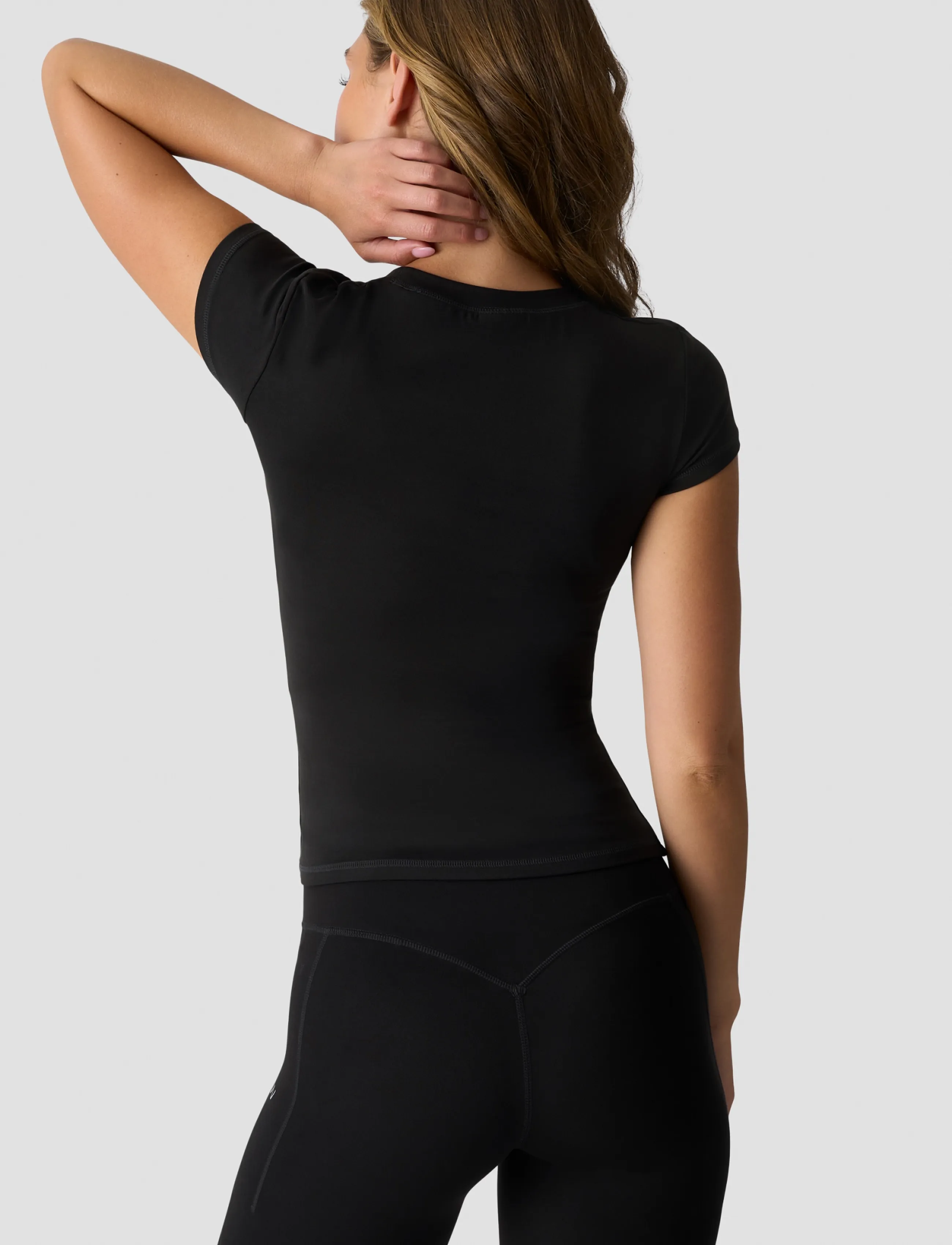 ICANIWILL - Luxe Tee W - t-shirts - black - 3