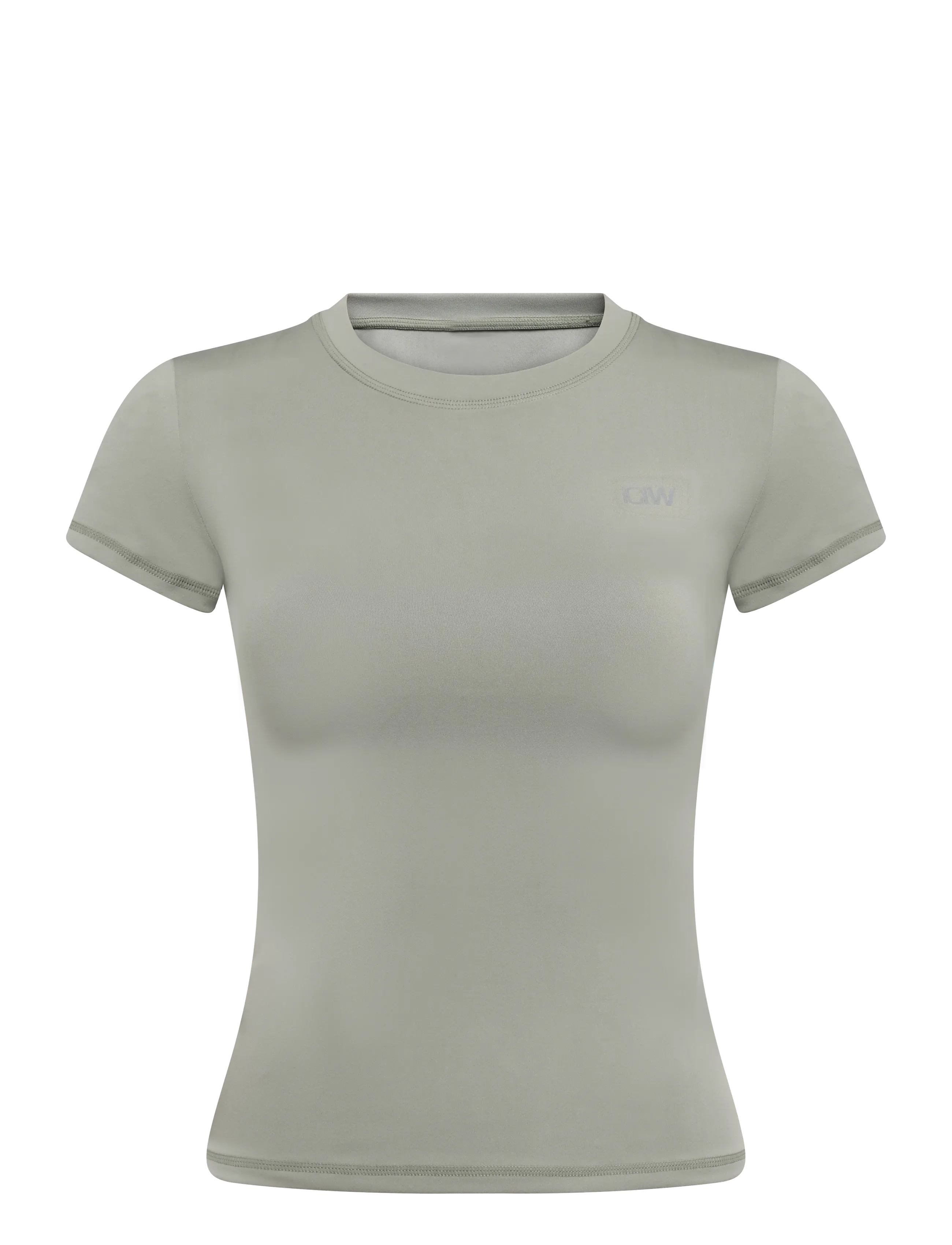 ICANIWILL Luxe Tee W - Riided - DUSTY SAGE GREEN / khaki/green