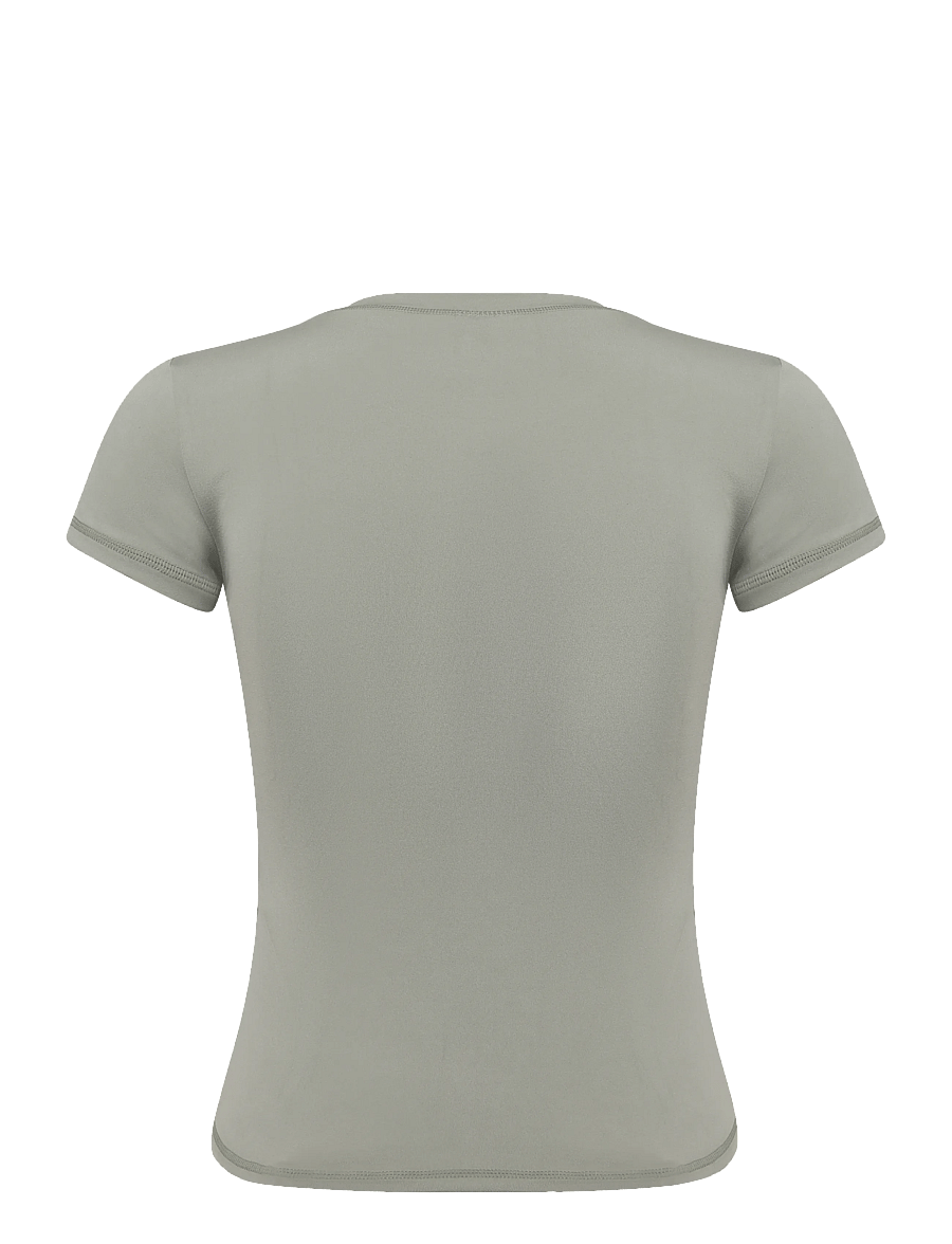 ICANIWILL - Luxe Tee W - alussärgid ja t-särgid - dusty sage green - 2
