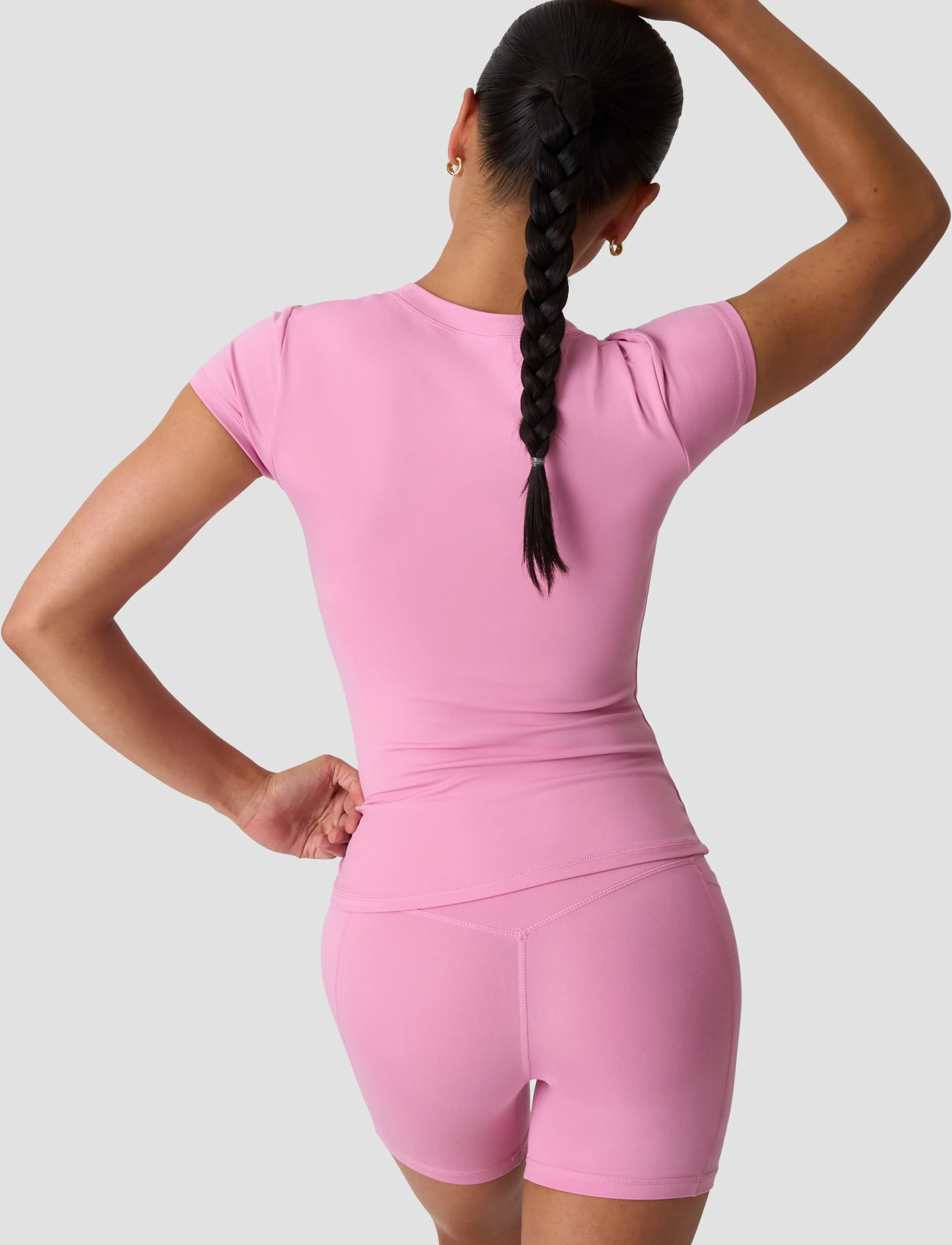 ICANIWILL - Luxe Tee W - t-shirts - soft rose pink - 3