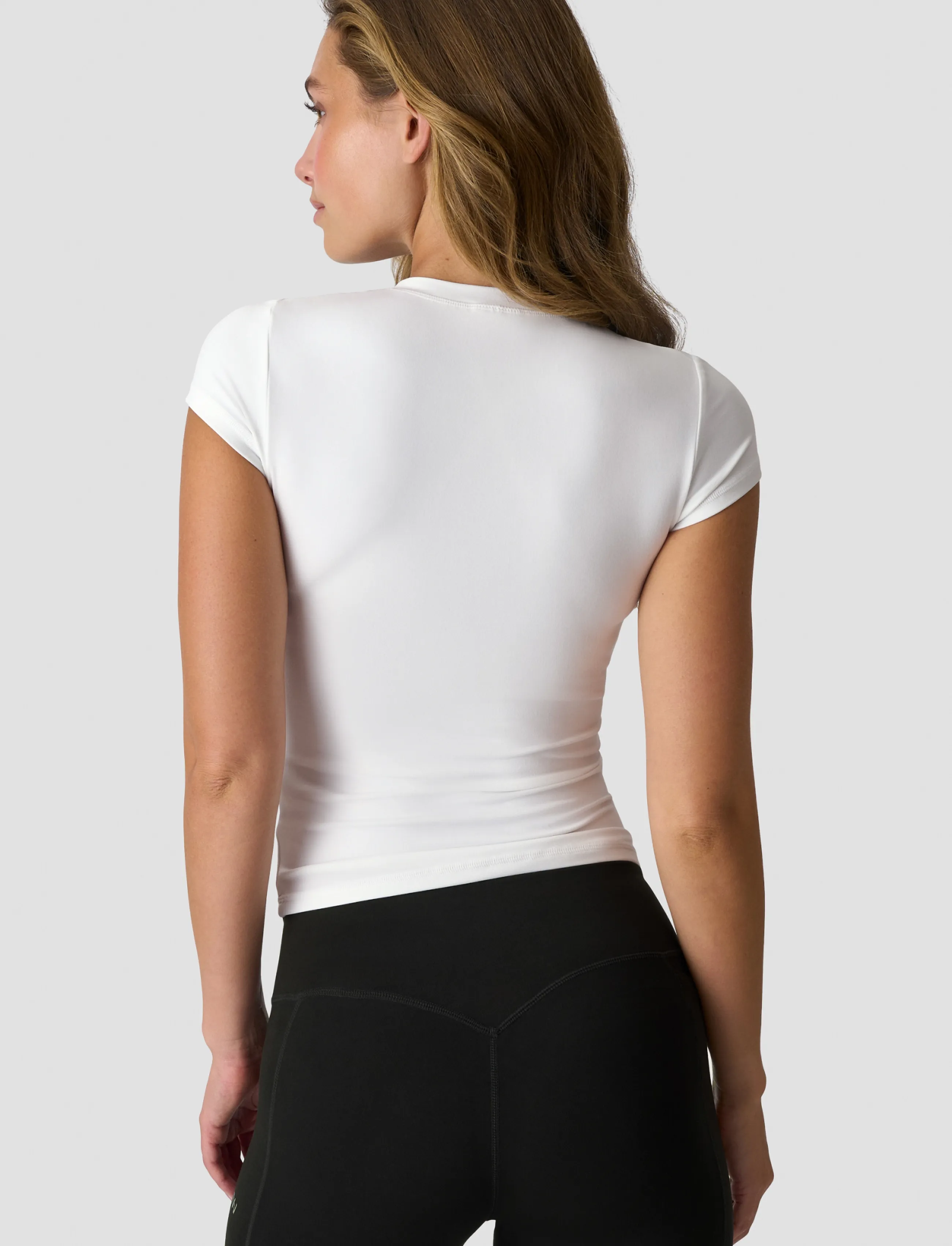 ICANIWILL - Luxe Tee W - alussärgid ja t-särgid - white snow - 3