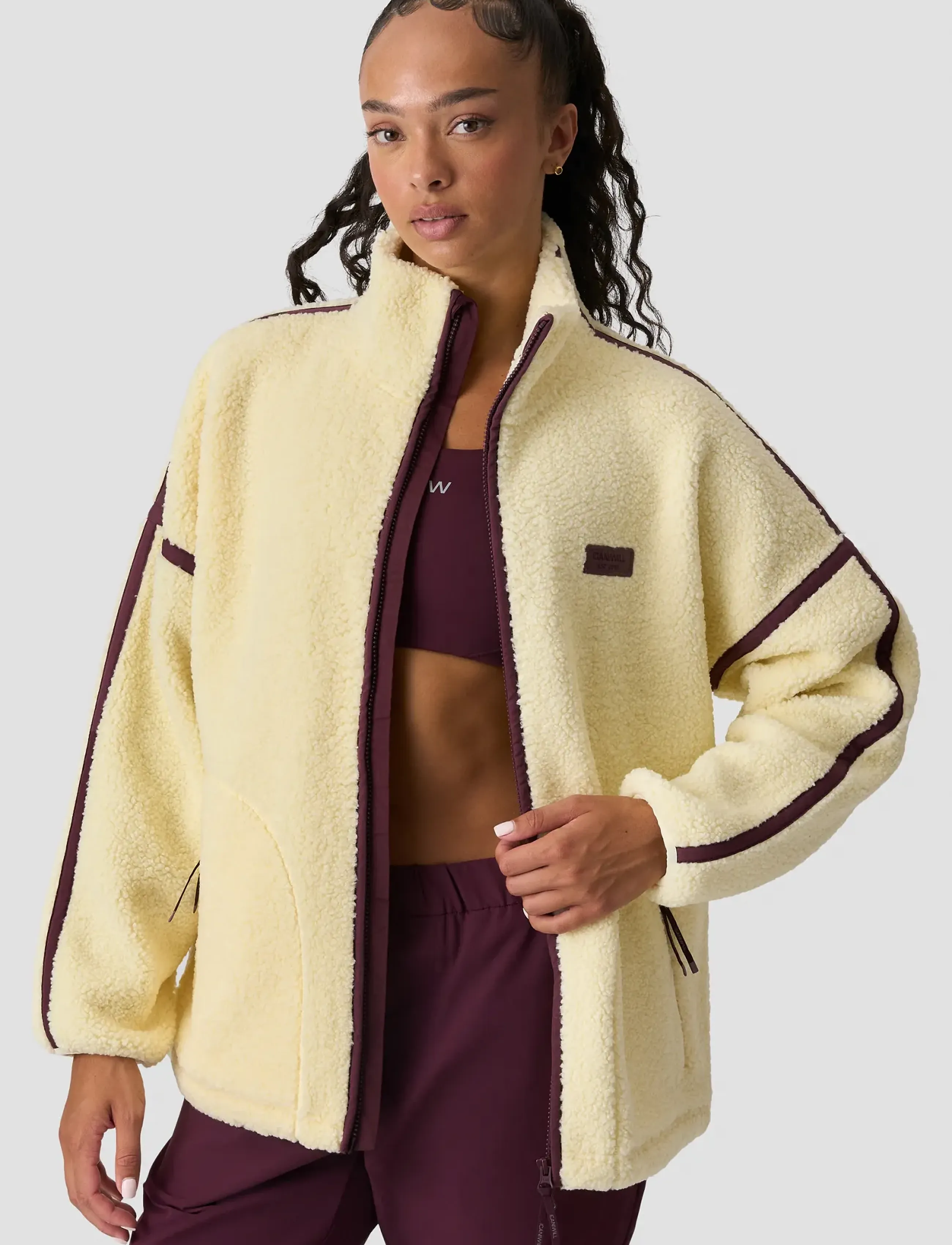 ICANIWILL - Essential Fleece Zip Jacket W - casual jackor - pale lemon - 4