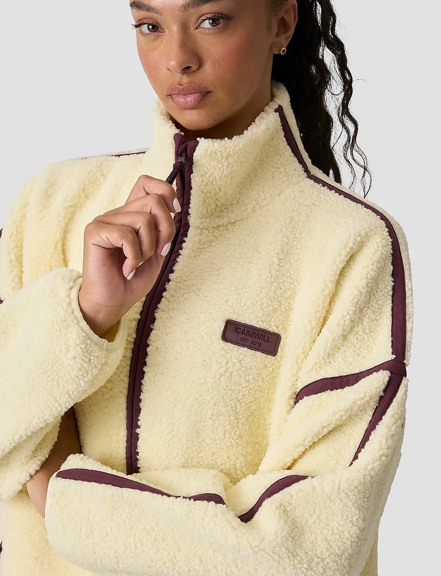 ICANIWILL - Essential Fleece Zip Jacket W - casual jackor - pale lemon - 5