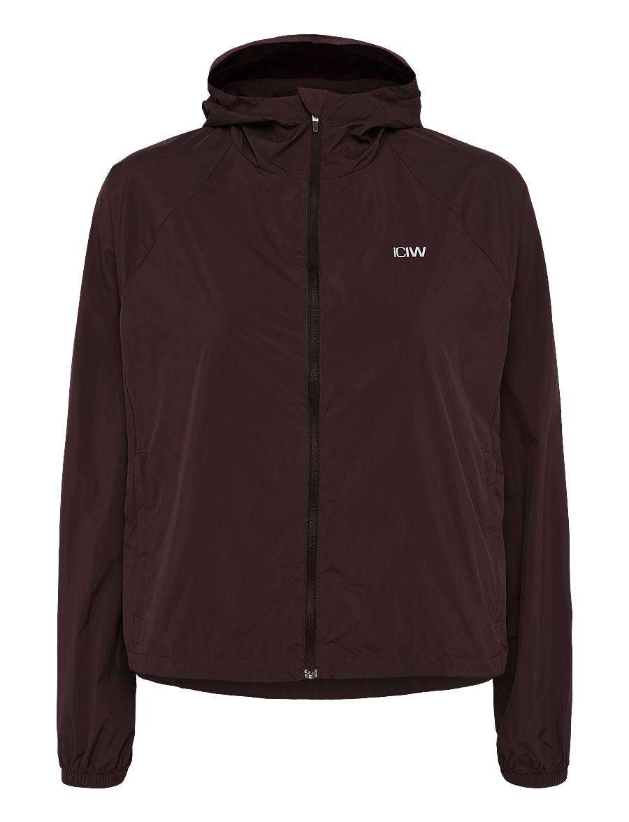 ICANIWILL - Essential Wind Jacket W - sportsjakker - dark mahogany - 1