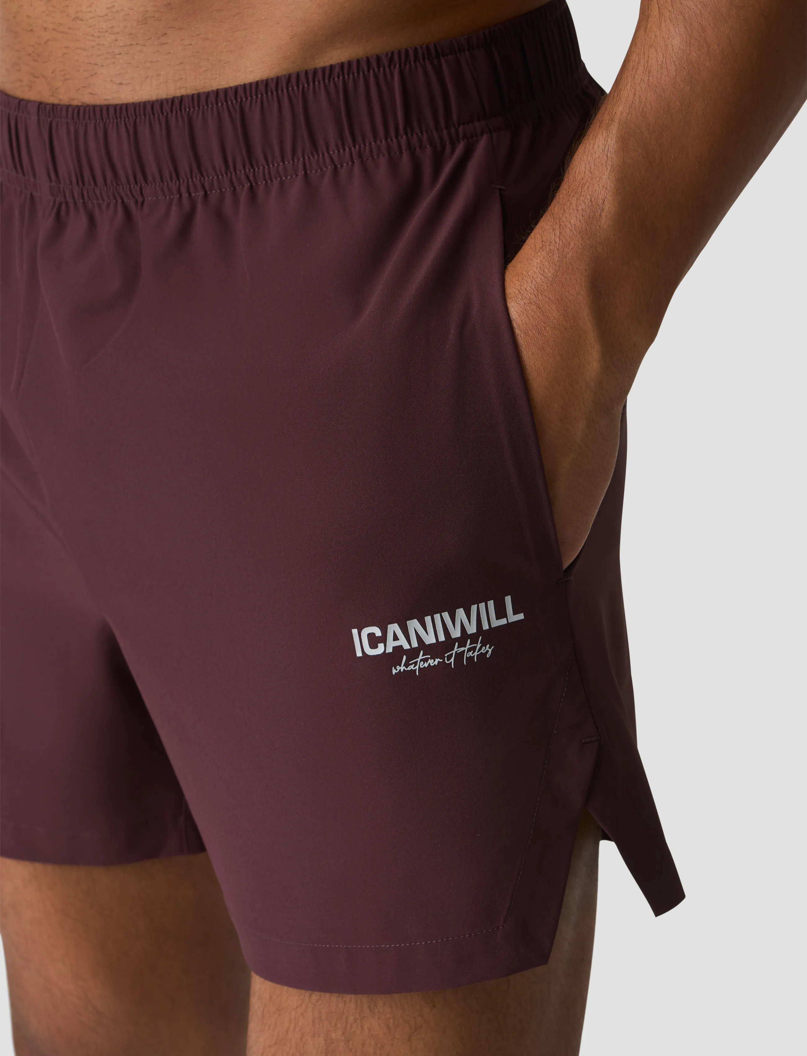 ICANIWILL - Essential Cardio 5" Shorts Print M - espresso - 4
