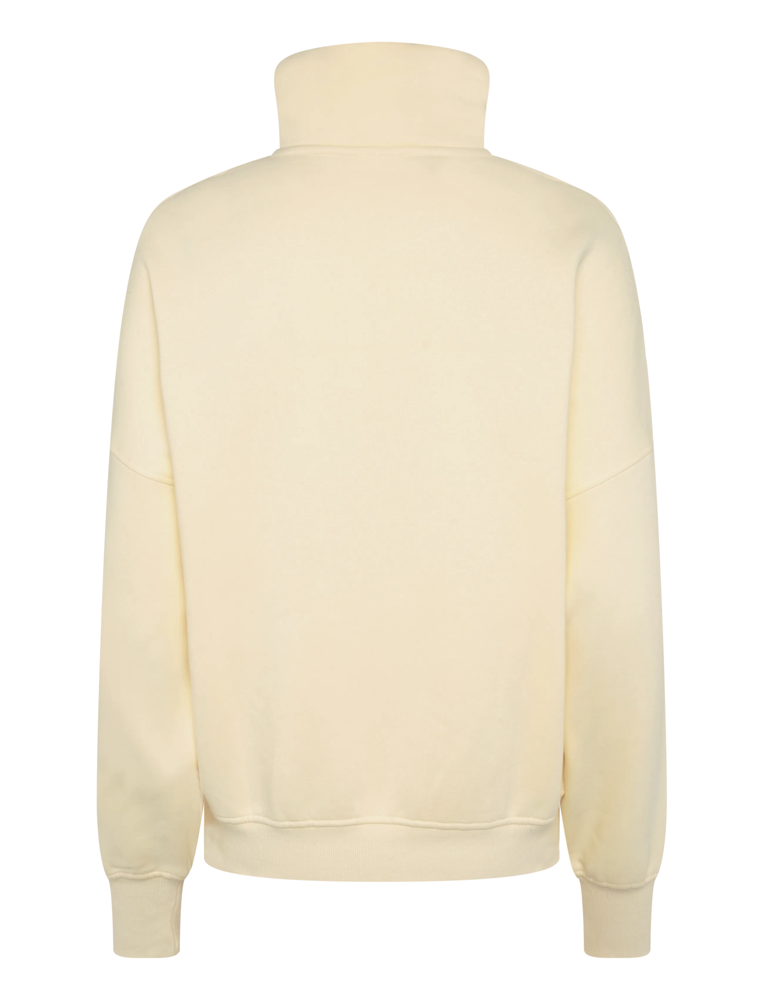 ICANIWILL - Everyday 1/4 Zip Sweatshirt Terry Print W - dressipluusid ja pusad - pale lemon - 2
