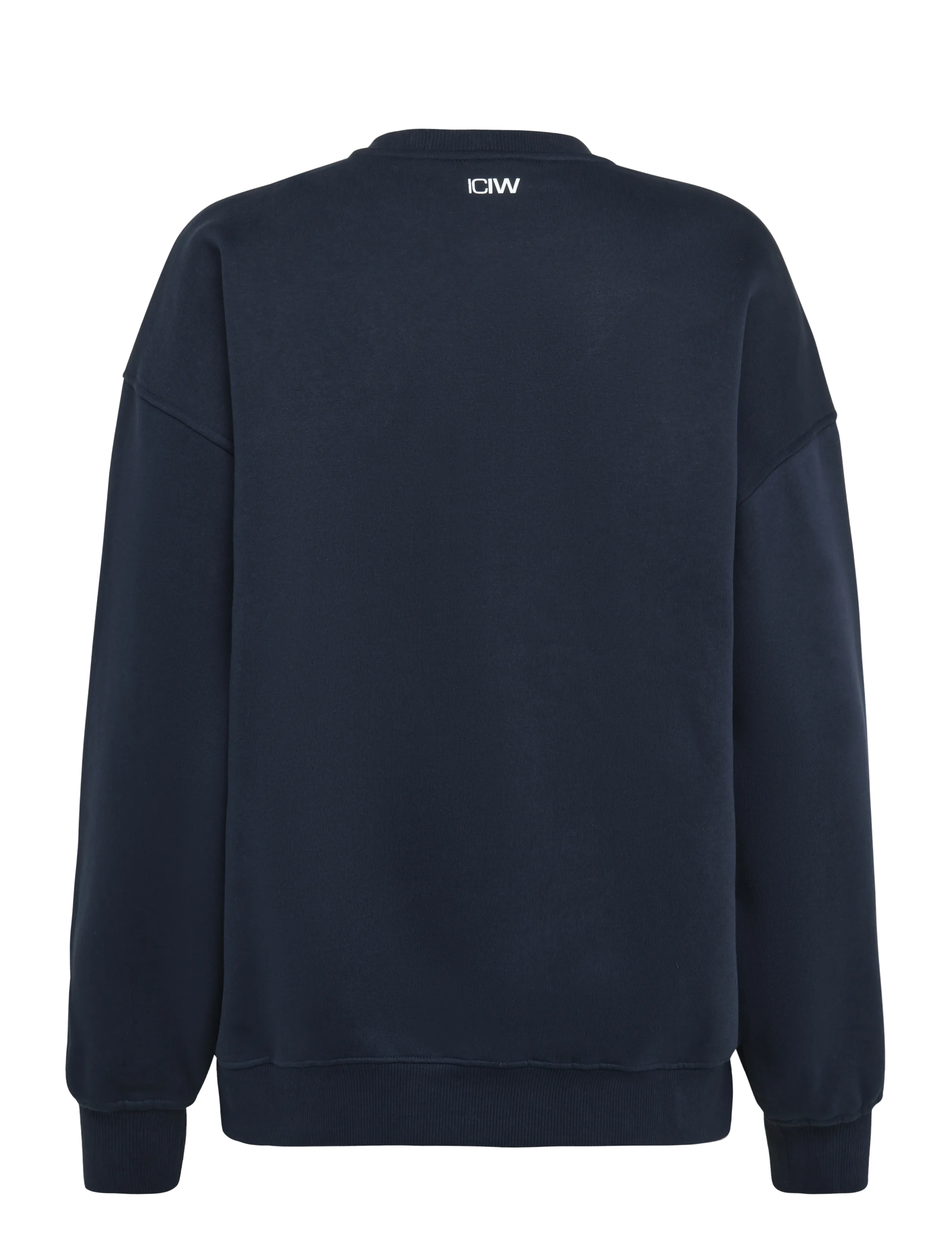 ICANIWILL - Everyday Relaxed Crewneck Terry Print W - sweatshirts - midnight blue - 2
