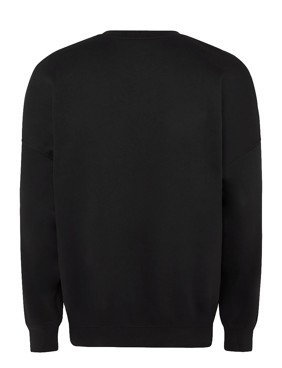 ICANIWILL - Everyday Relaxed Crewneck Terry Print M - Överdelar - black - 2