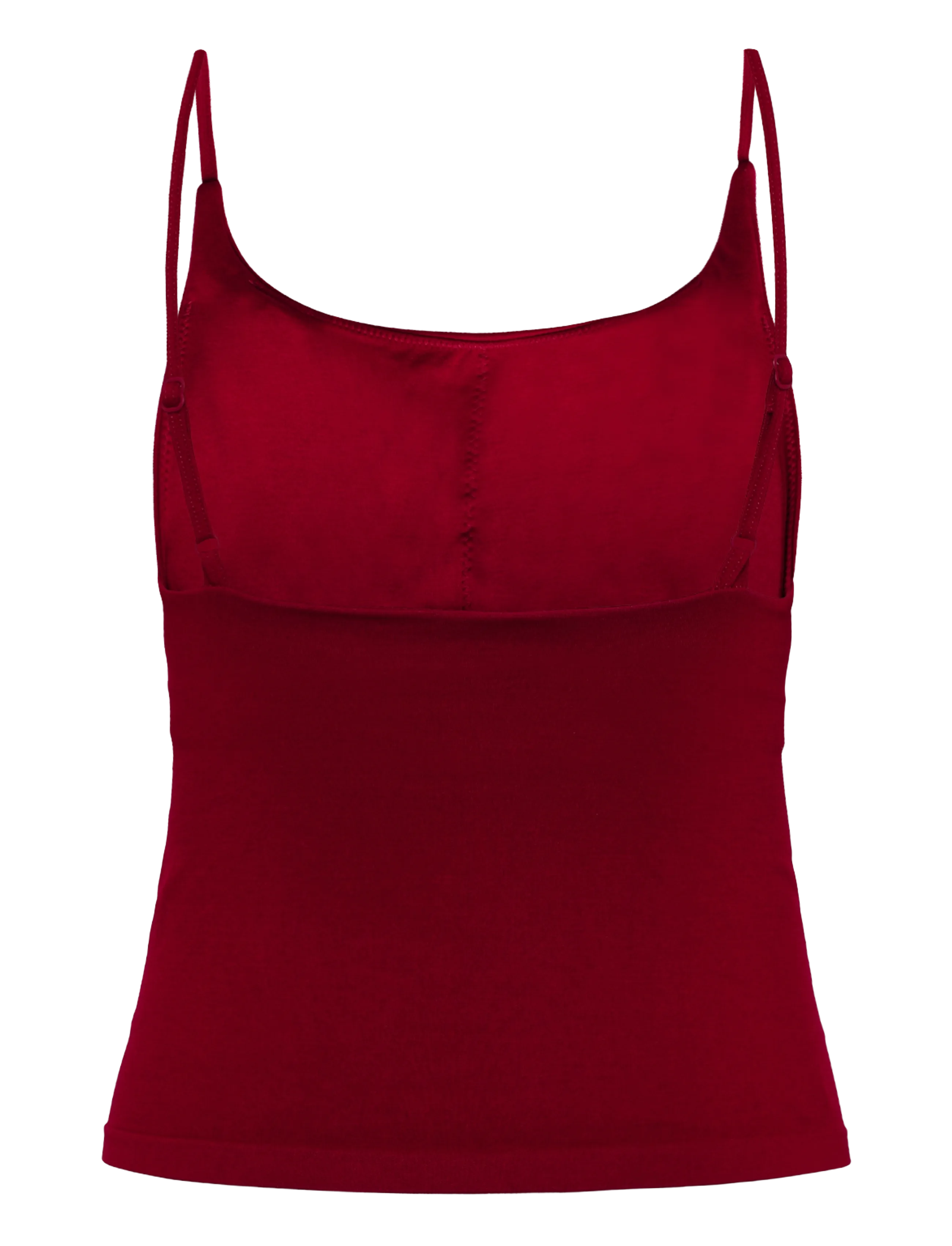 ICANIWILL - Smooth Seamless 2-in-1 Strappy Tank W - tank tops - dark berry - 2