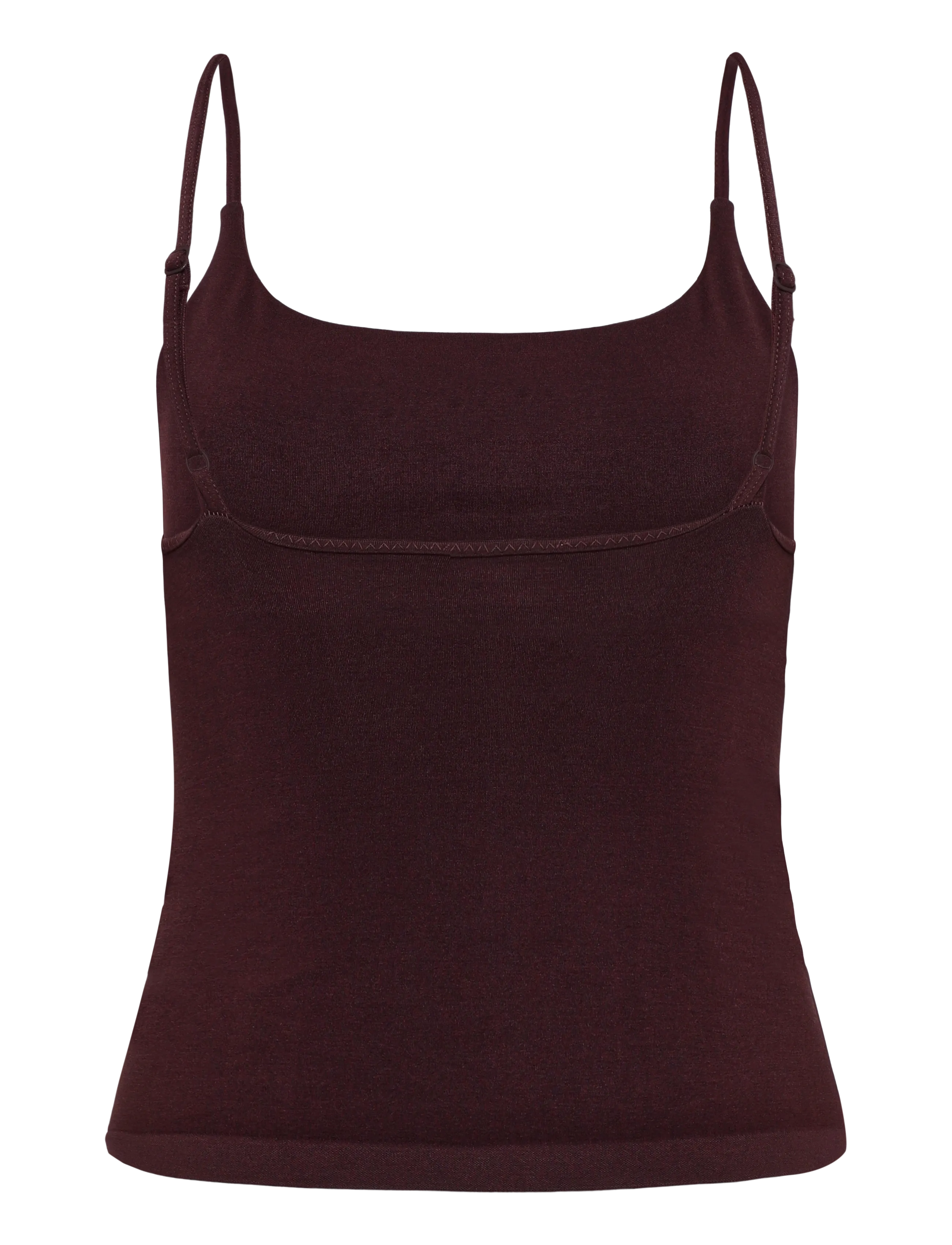 ICANIWILL - Smooth Seamless 2-in-1 Strappy Tank W - tank tops - espresso - 2