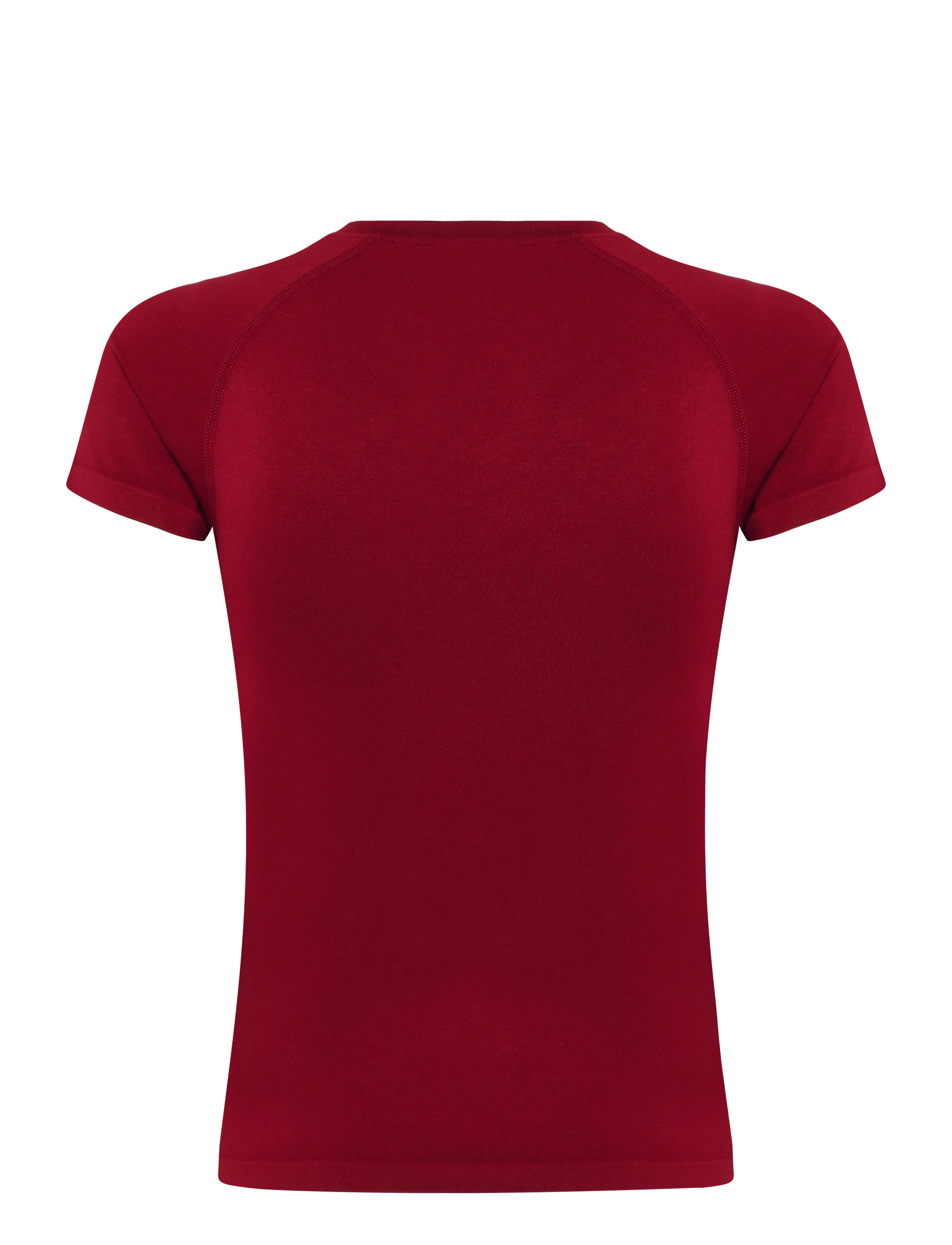 ICANIWILL - Smooth Seamless Tee W - t-shirts - dark berry - 2