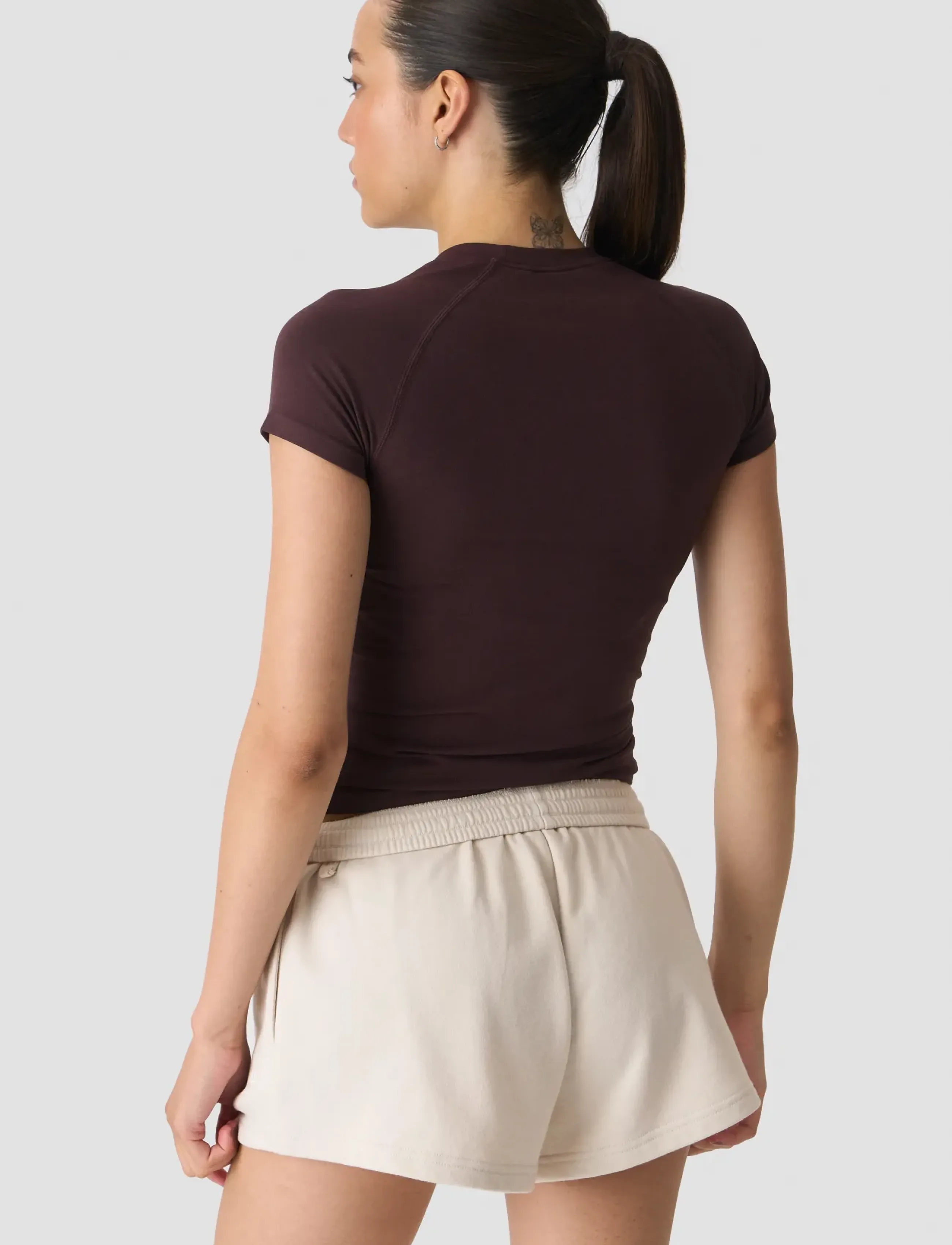 ICANIWILL - Smooth Seamless Tee W - espresso - 3