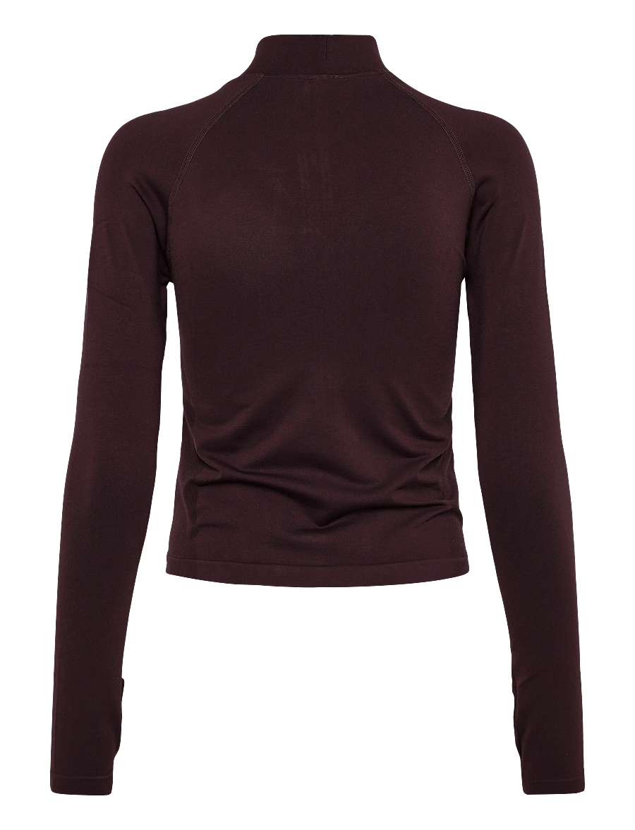 ICANIWILL - Smooth Seamless Zip Jacket W - sportsjakker - espresso - 2