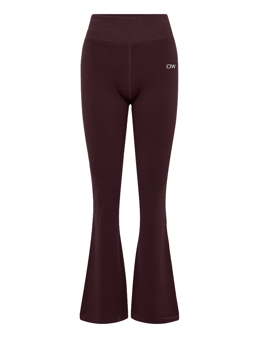 ICANIWILL - Smooth Seamless Flared Tights W - træningstights - espresso - 1