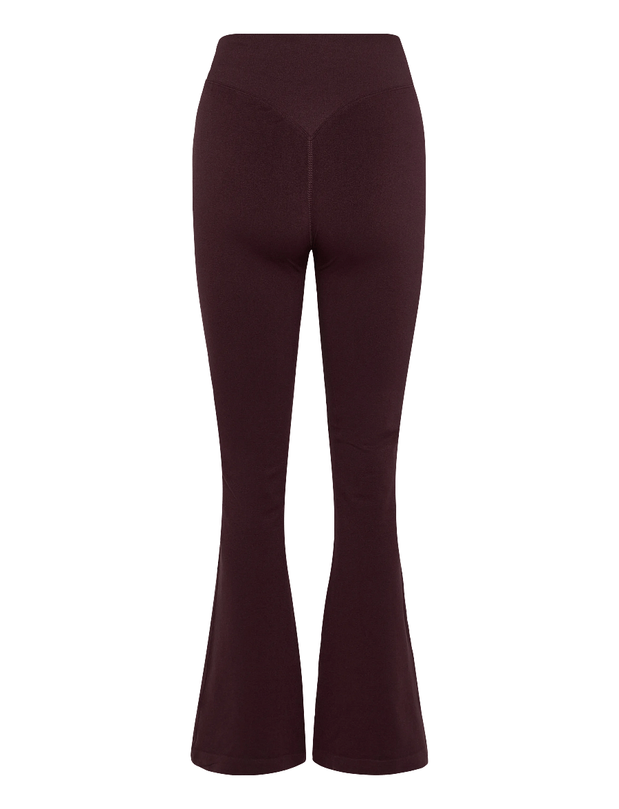 ICANIWILL - Smooth Seamless Flared Tights W - træningstights - espresso - 2
