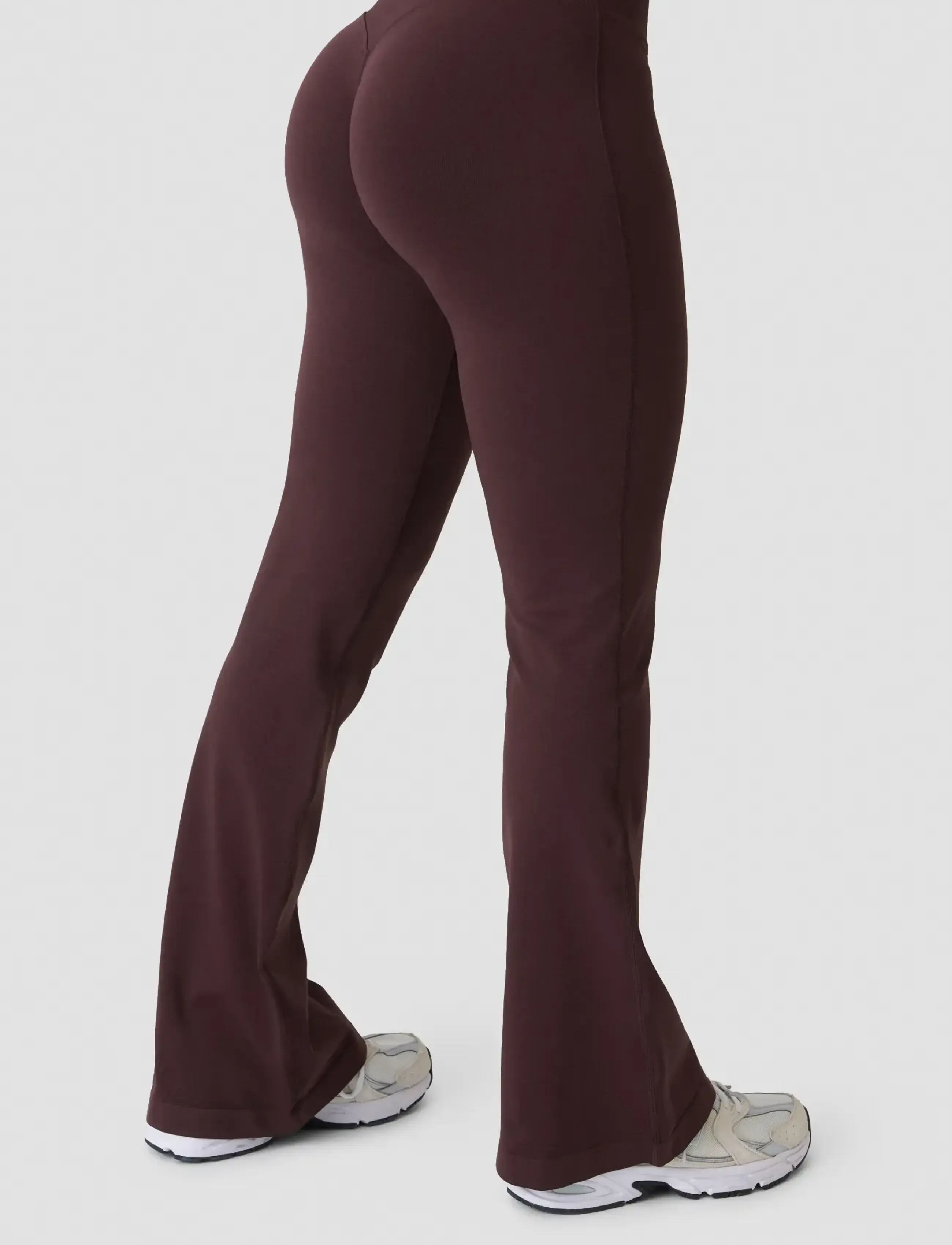 ICANIWILL - Smooth Seamless Flared Tights W - træningstights - espresso - 5