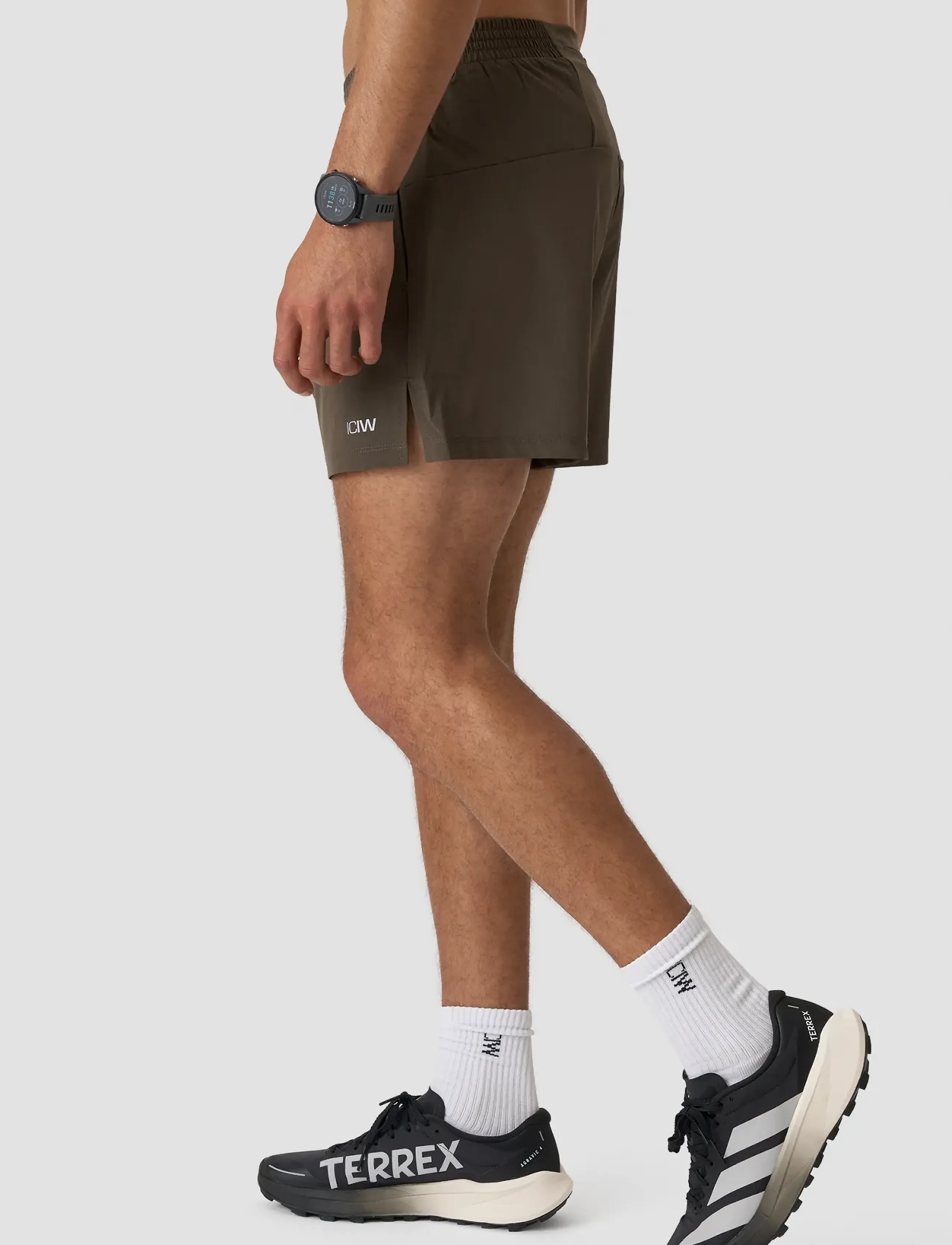 ICANIWILL - Mirage Cardio 5" Shorts M - forest brown - 3
