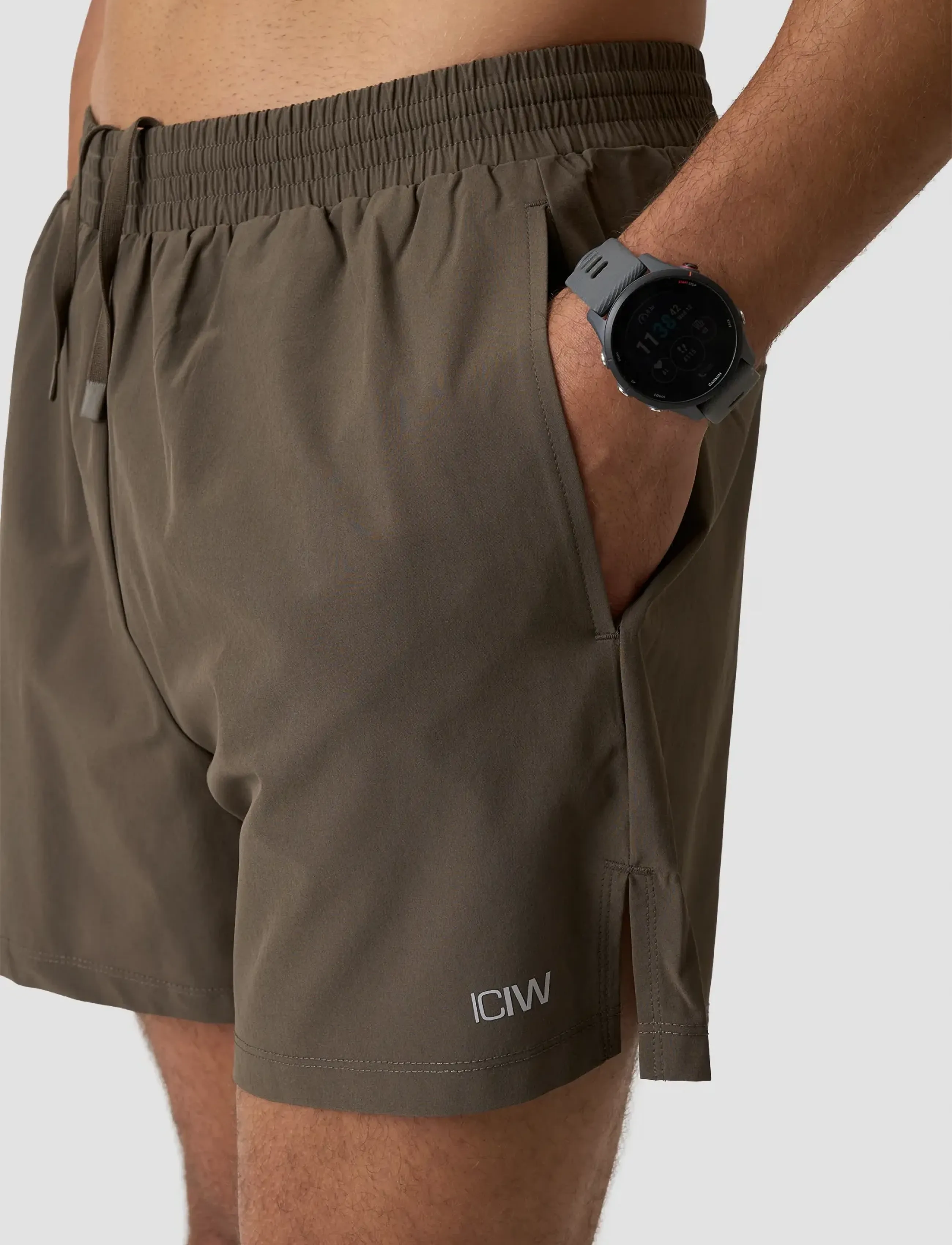 ICANIWILL - Mirage Cardio 5" Shorts M - forest brown - 5
