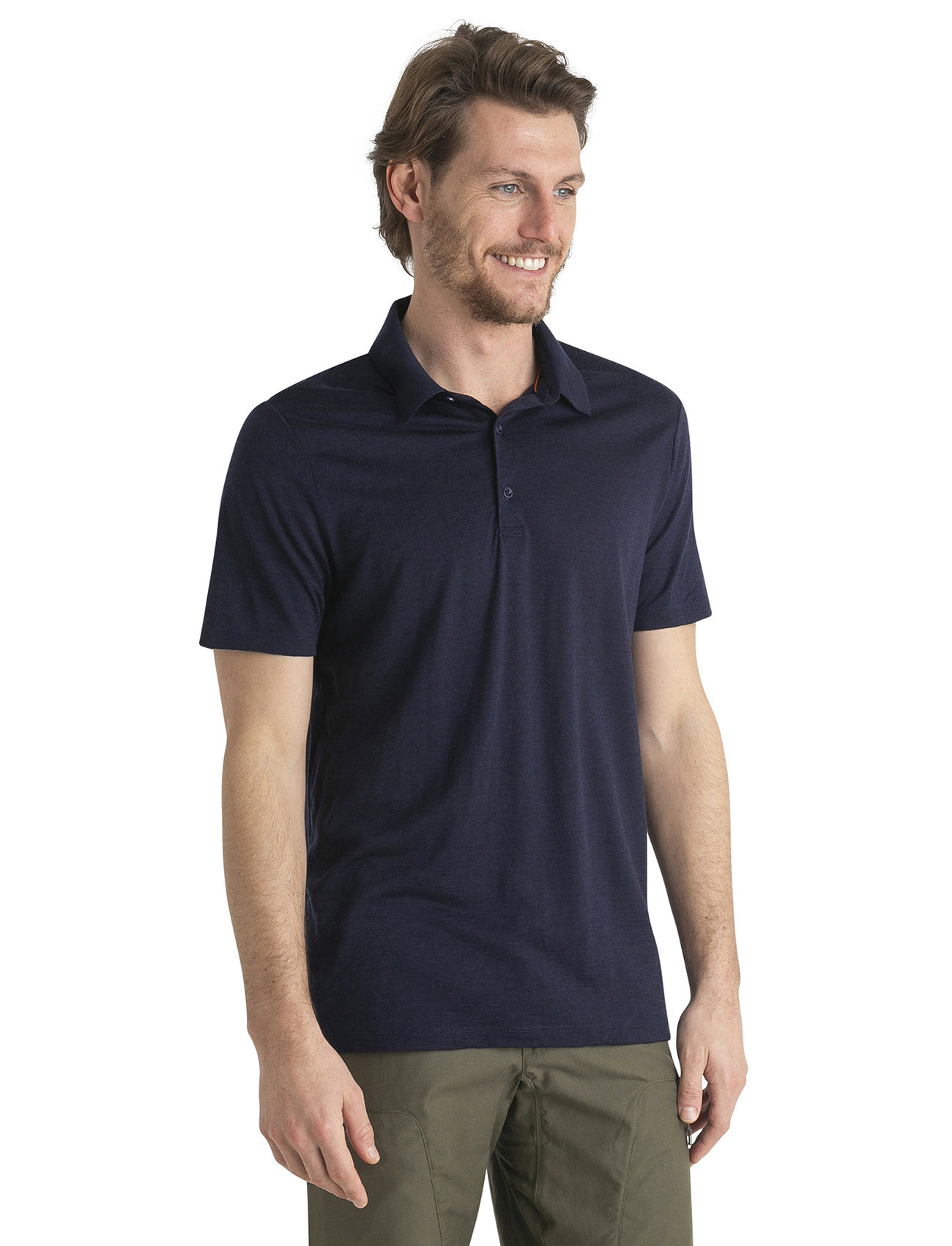 Icebreaker M Mer 150 Tech Lite Iii Ss Polo - Blue - S 1