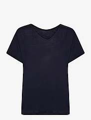 Icebreaker - Women Drayden Reversible SS Top - t-shirts & tops - midnight navy - 0