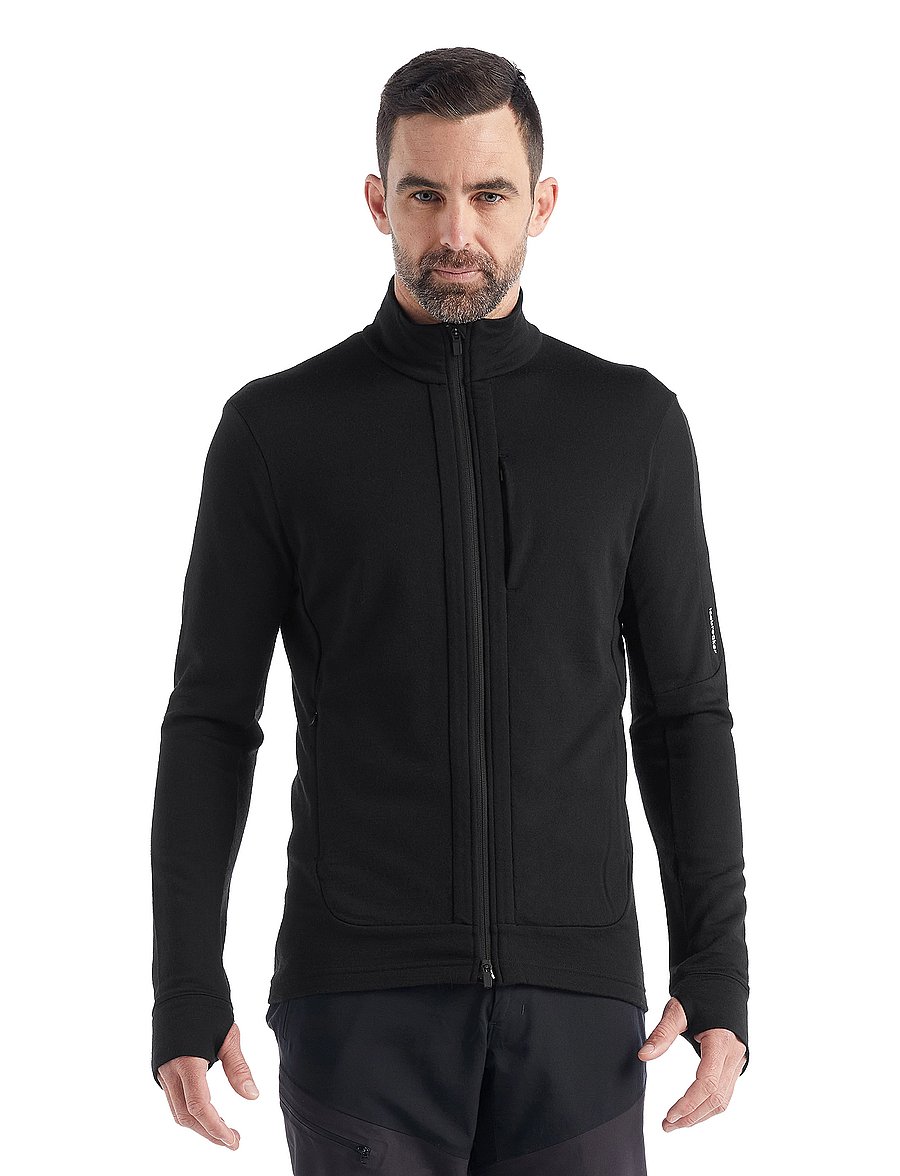 Icebreaker - M Quantum III LS Zip - black - 2