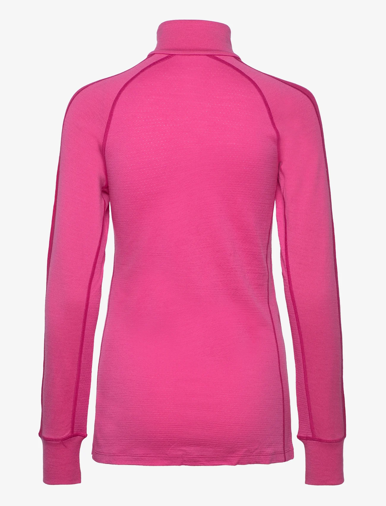 Icebreaker - W ZoneKnit 260 LS Half Zip - base layer tops - tempo/electron pink/cb - 1