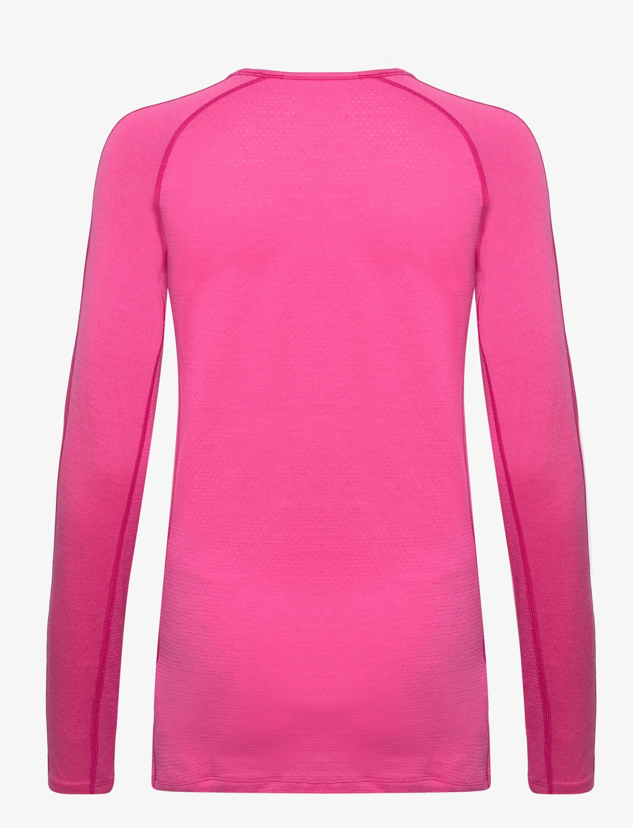 Icebreaker - W ZoneKnit 260 LS Crewe - base layer tops - tempo/electron pink/cb - 1