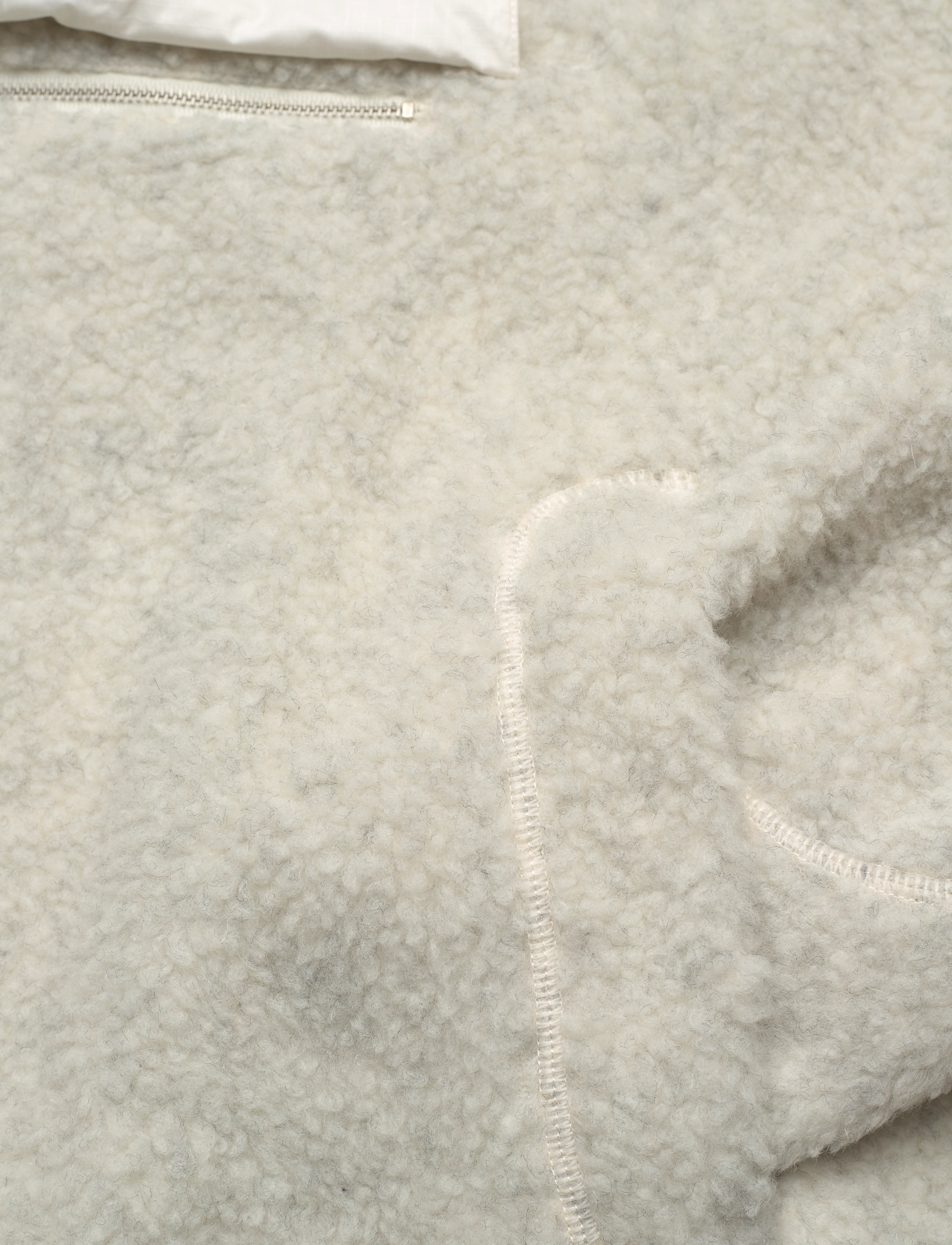Icebreaker - M ICL RealFleece High Pile LS Half Zip - ecru hthr/shine - 3