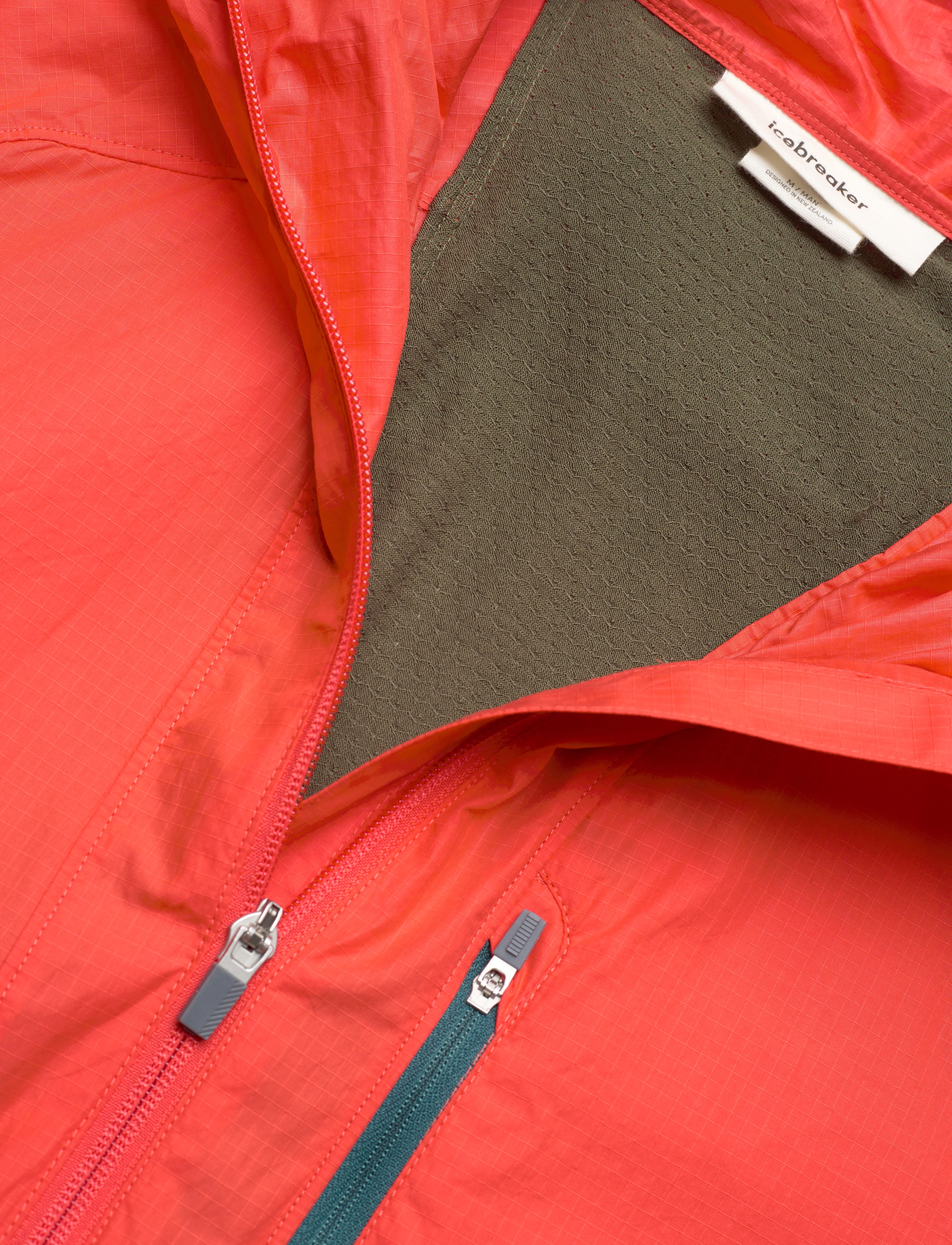 Icebreaker - Men Shell+™ Cotton Windbreaker - vibrant earth/loden/cb - 2